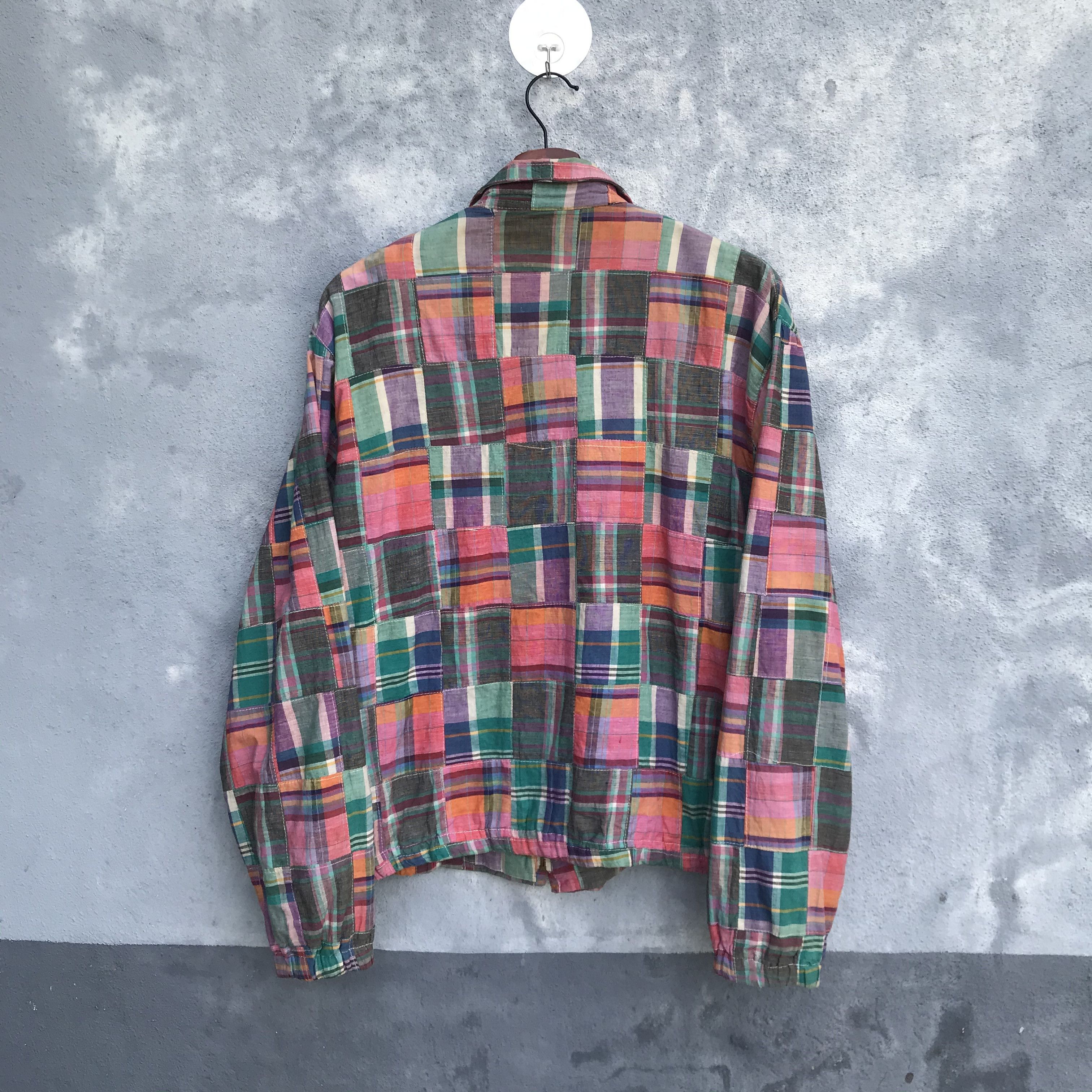 Vintage Vintage 80s patchwork jacket made in usa medium jacket Size US M / EU 48-50 / 2 - 6 Thumbnail
