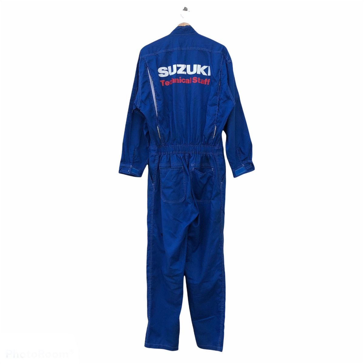 Japanese Brand VINTAGE RACING SUZUKI ORIGINAL TECHNICAL STAFF OVERALL Size US 33 - 2 Thumbnail
