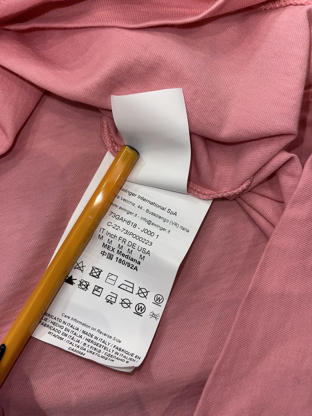 Versace SS22 Versace Big Logo Oversized Pink Short Sleeve T-Shirt Size US M / EU 48-50 / 2 - 12 Thumbnail