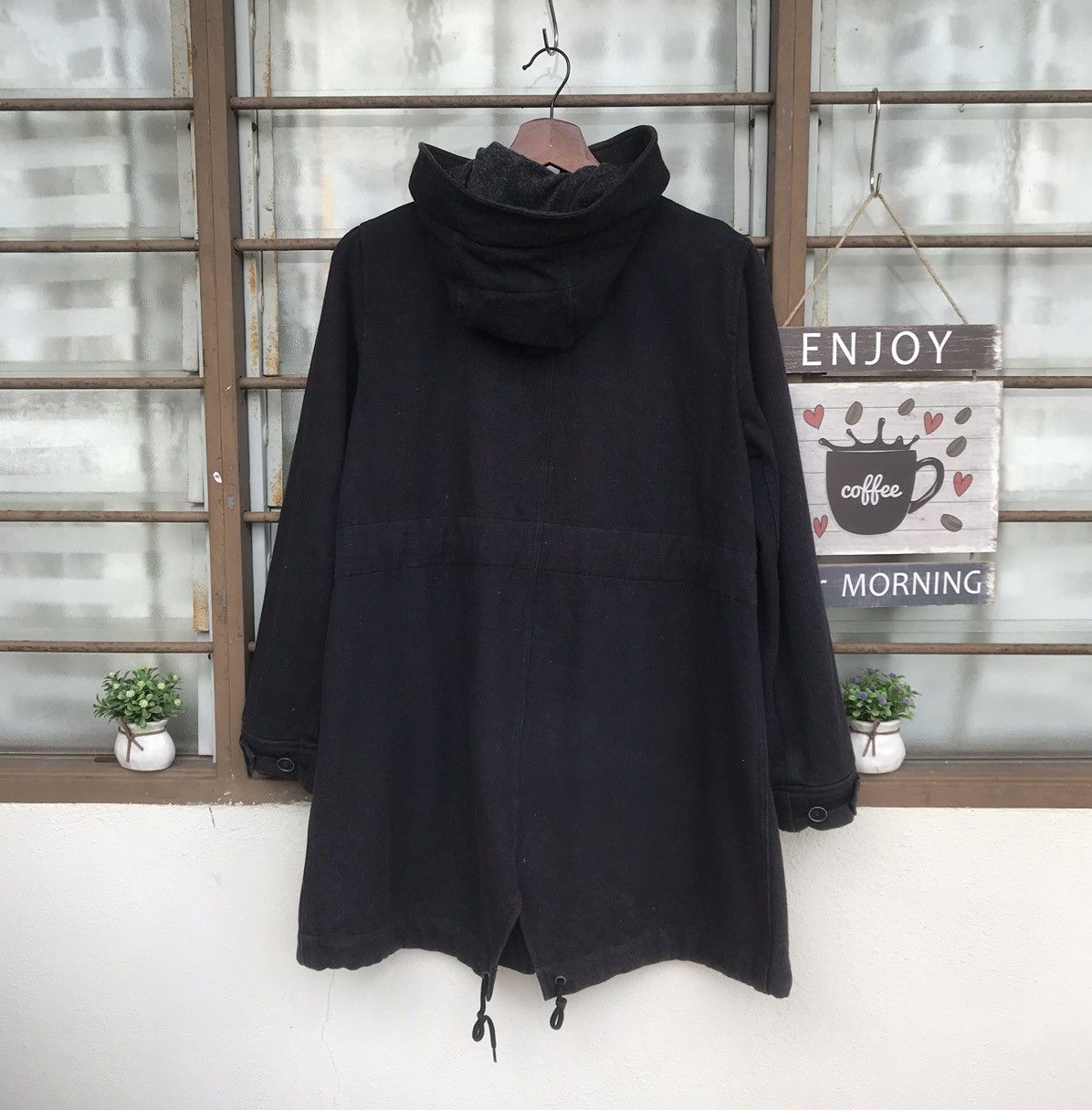 Frapbois × Japanese Brand VINTAGE FRAPBOIS UNDERTAKER parka hoodie wool + Cotton Size US M / EU 48-50 / 2 - 7 Thumbnail