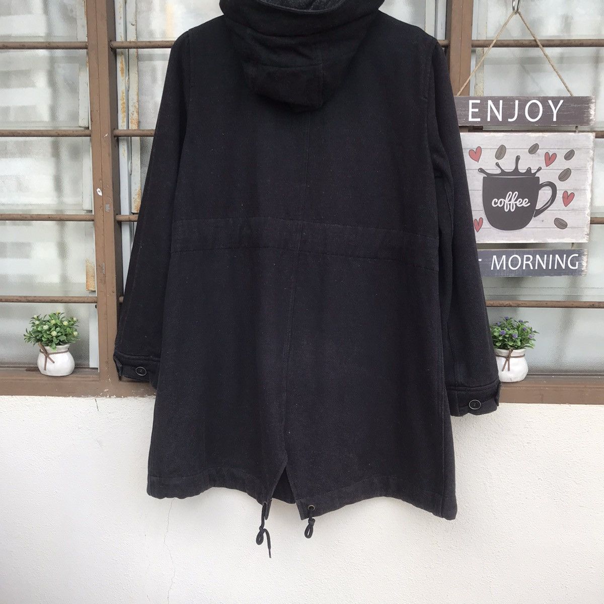 Frapbois × Japanese Brand VINTAGE FRAPBOIS UNDERTAKER parka hoodie wool + Cotton Size US M / EU 48-50 / 2 - 8 Thumbnail