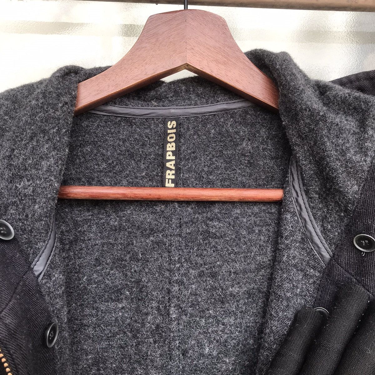 Frapbois × Japanese Brand VINTAGE FRAPBOIS UNDERTAKER parka hoodie wool + Cotton Size US M / EU 48-50 / 2 - 10 Thumbnail