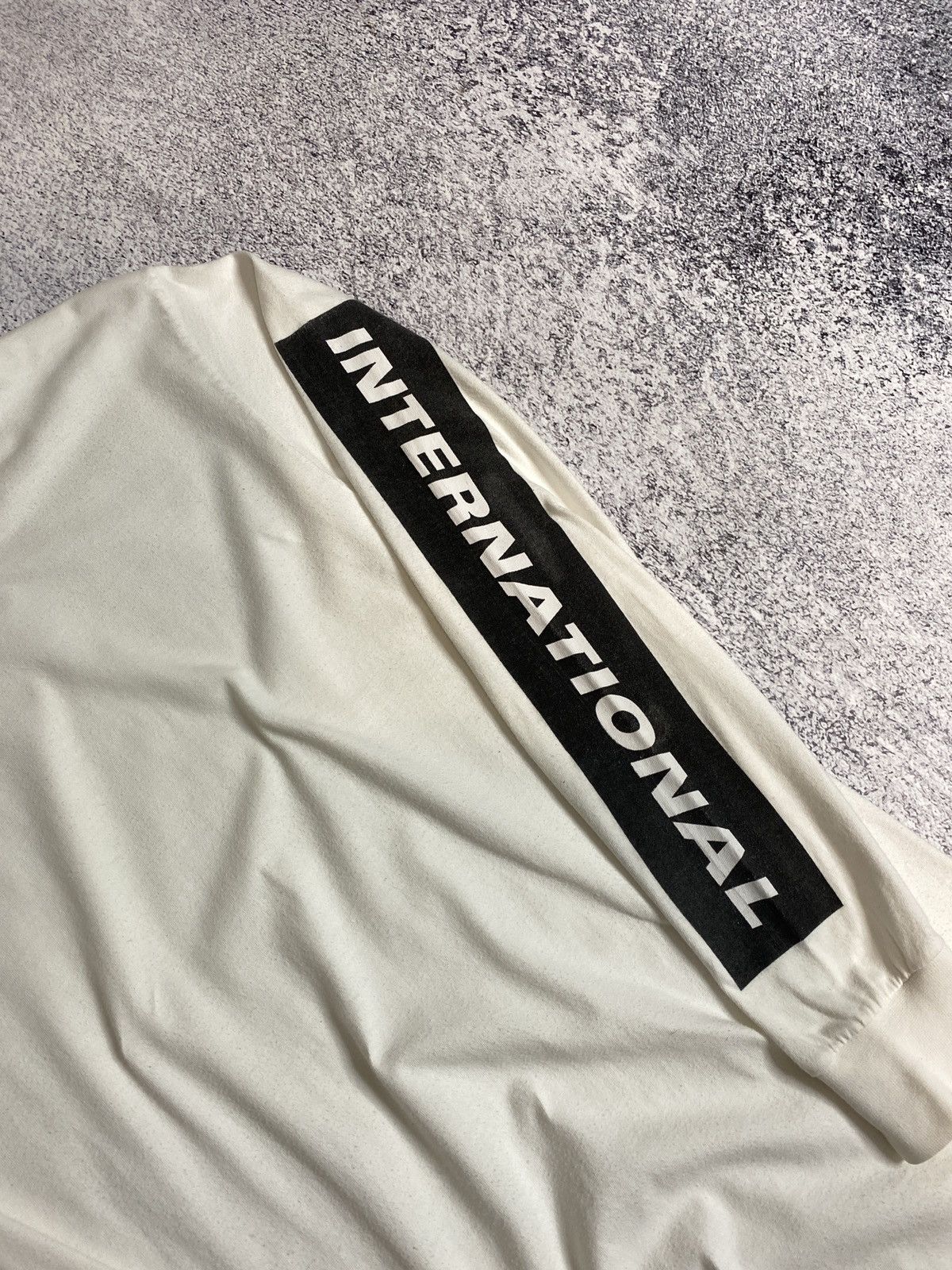 Stussy × Vintage Vintage Stussy International Long Sleeve Tee Shirt Size US S / EU 44-46 / 1 - 5 Thumbnail