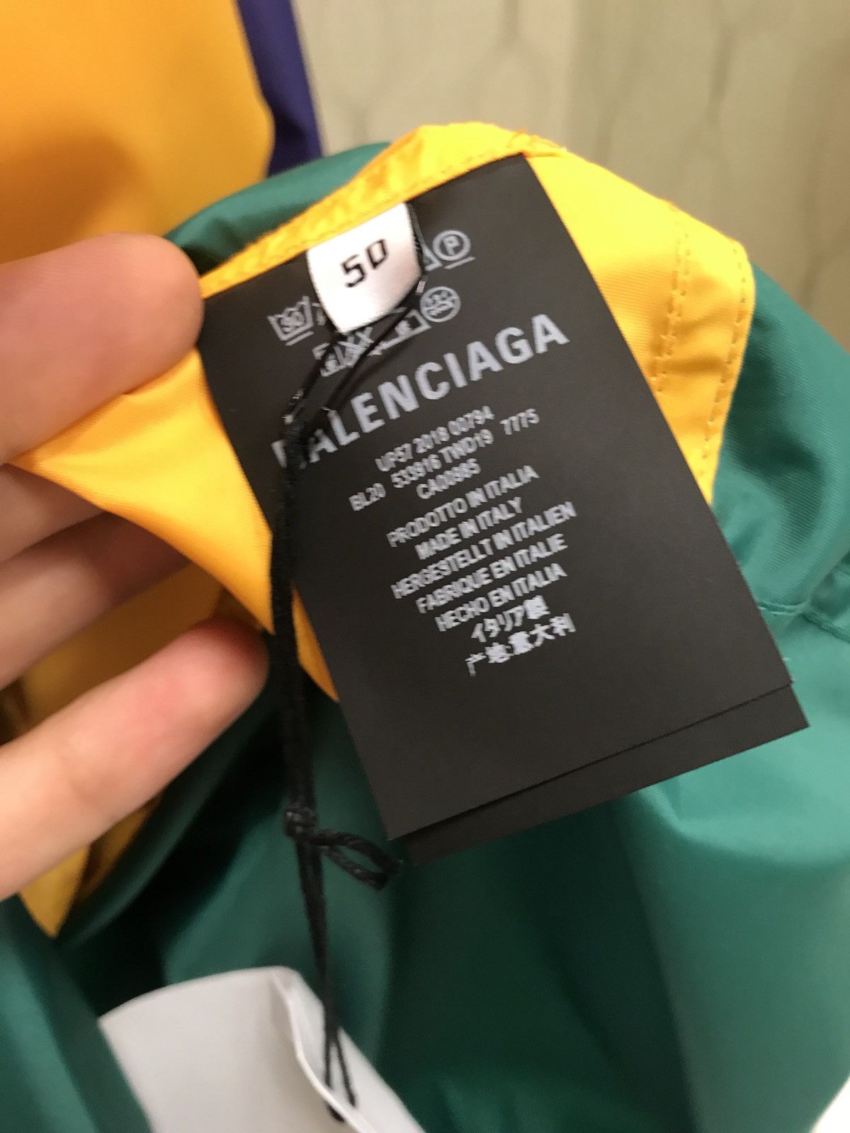 Balenciaga SS18 Multicolor Track Jacket Size US M / EU 48-50 / 2 - 9 Thumbnail