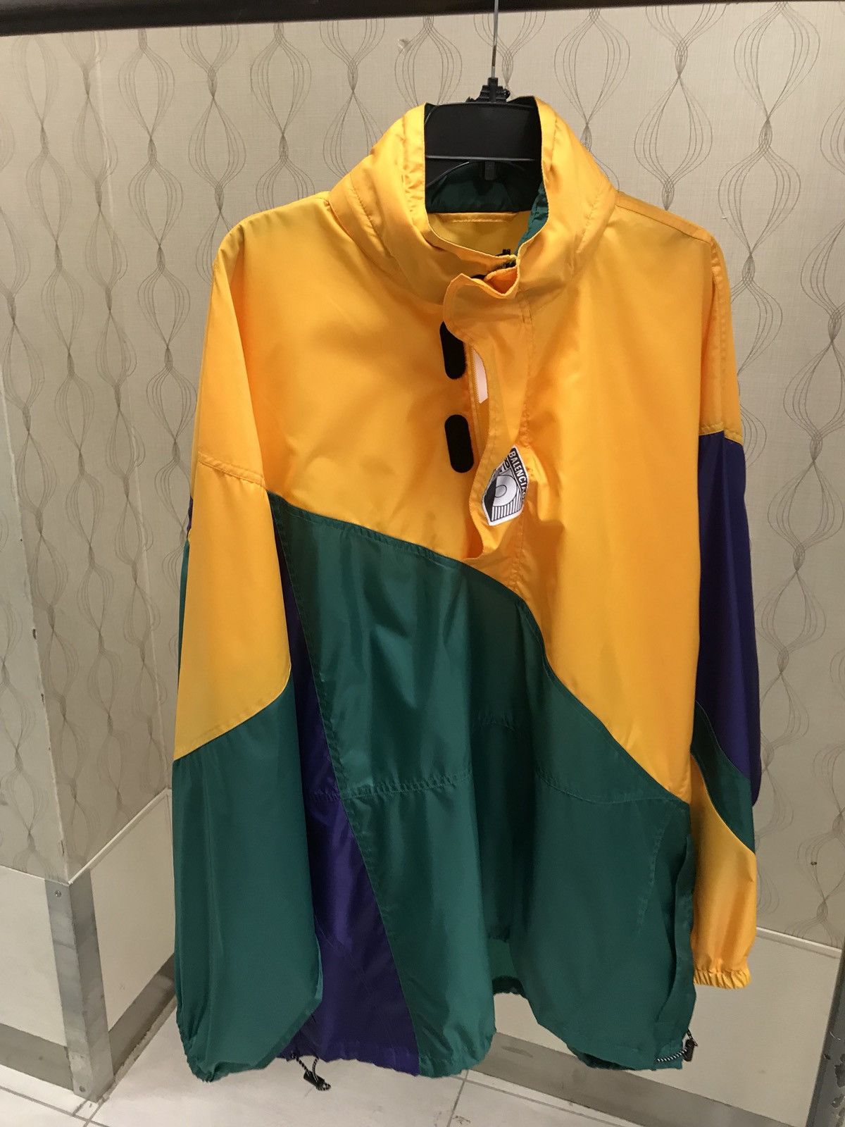 Balenciaga SS18 Multicolor Track Jacket Size US M / EU 48-50 / 2 - 3 Thumbnail