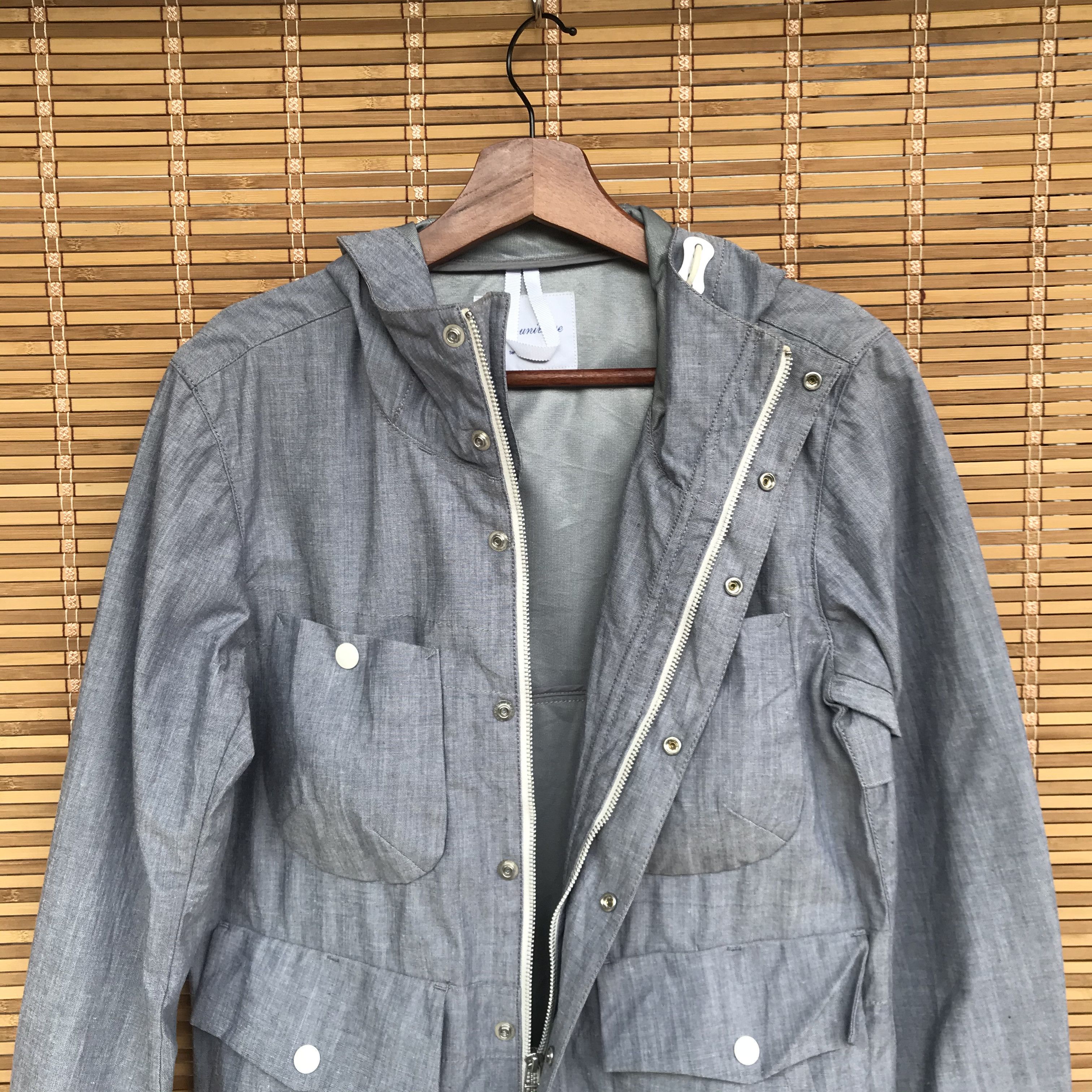 20471120 NANO UNIVERSE UTILITY multipocket hoodie pullover Size US S / EU 44-46 / 1 - 7 Thumbnail
