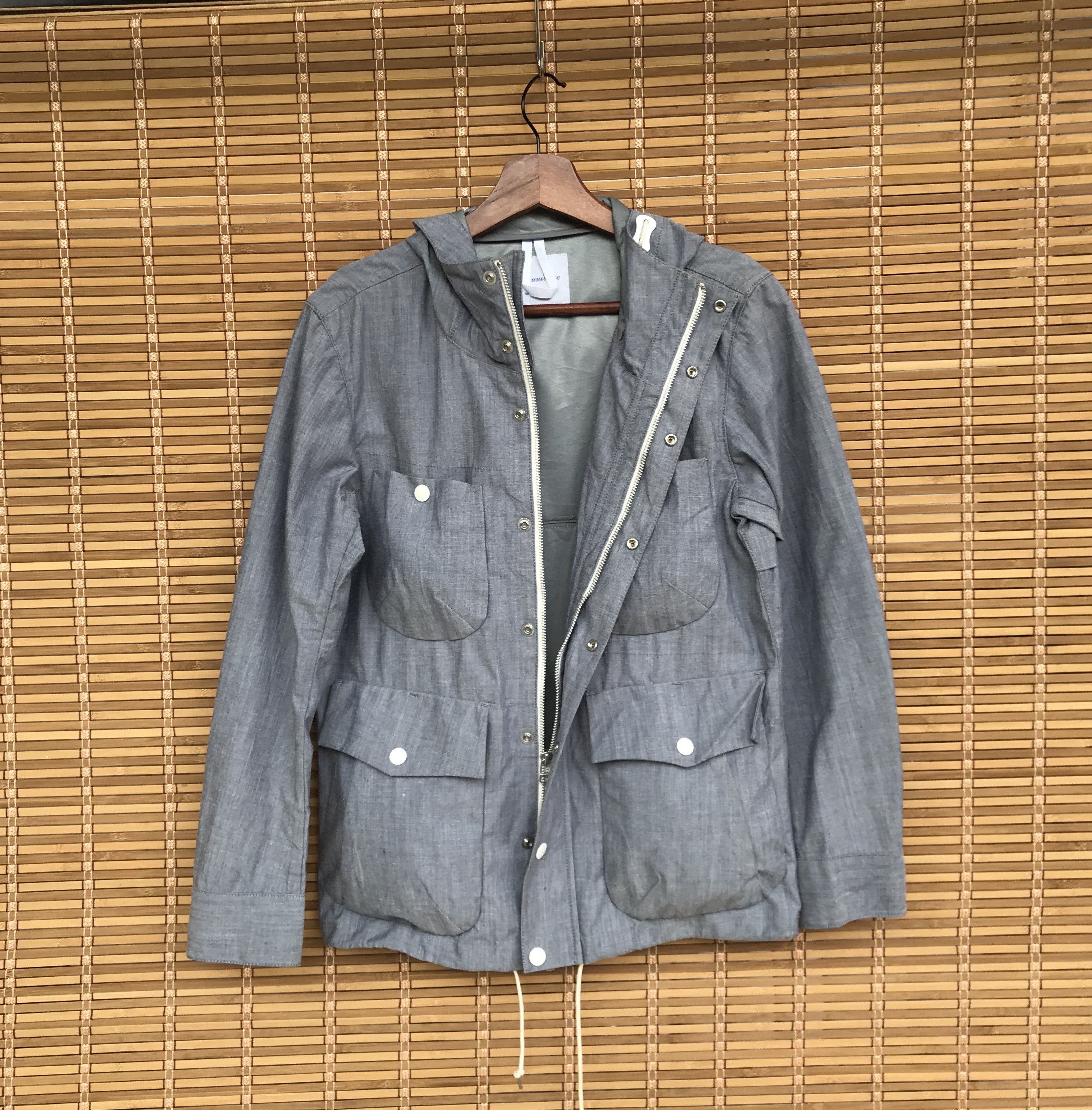 20471120 NANO UNIVERSE UTILITY multipocket hoodie pullover Size US S / EU 44-46 / 1 - 6 Thumbnail
