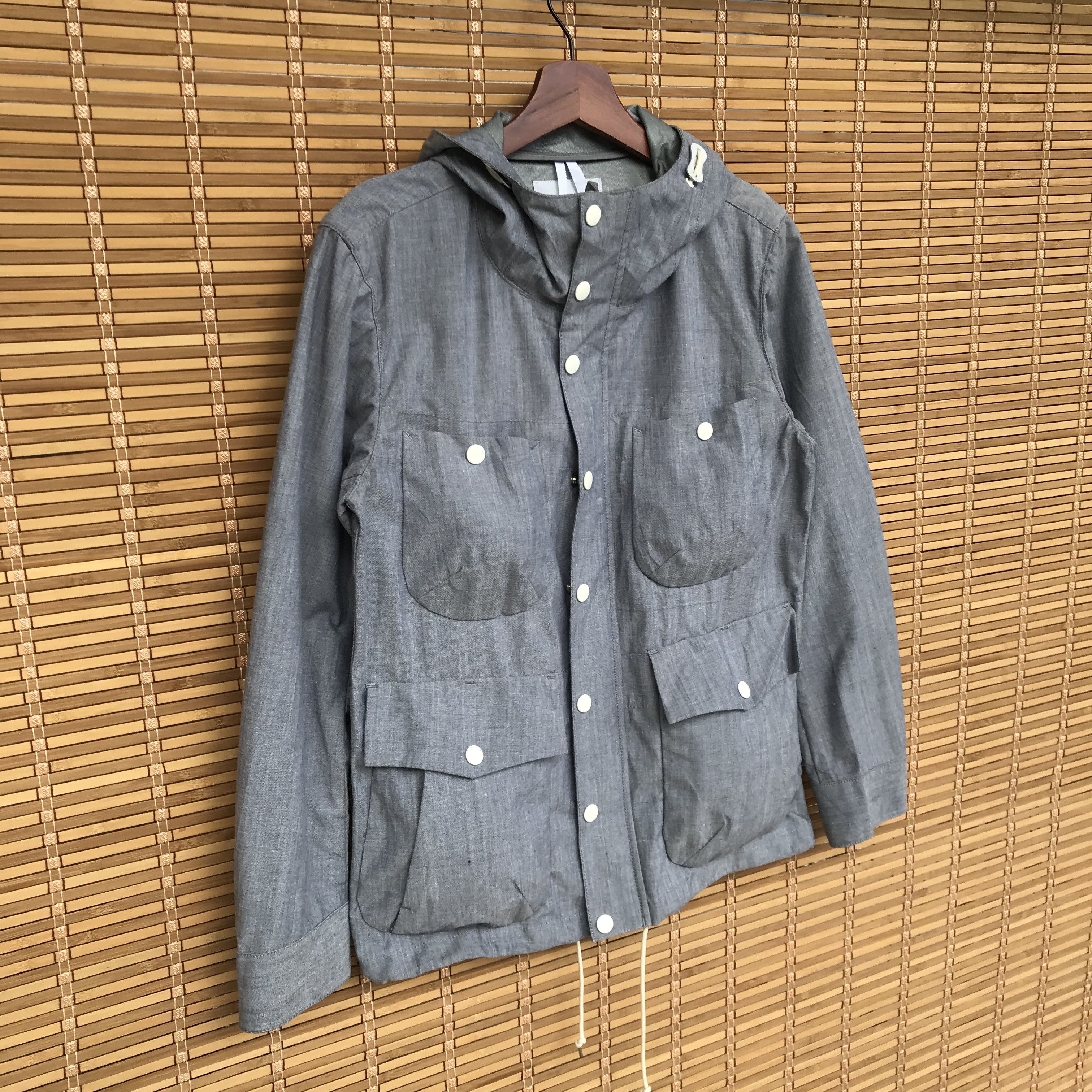 20471120 NANO UNIVERSE UTILITY multipocket hoodie pullover Size US S / EU 44-46 / 1 - 3 Thumbnail