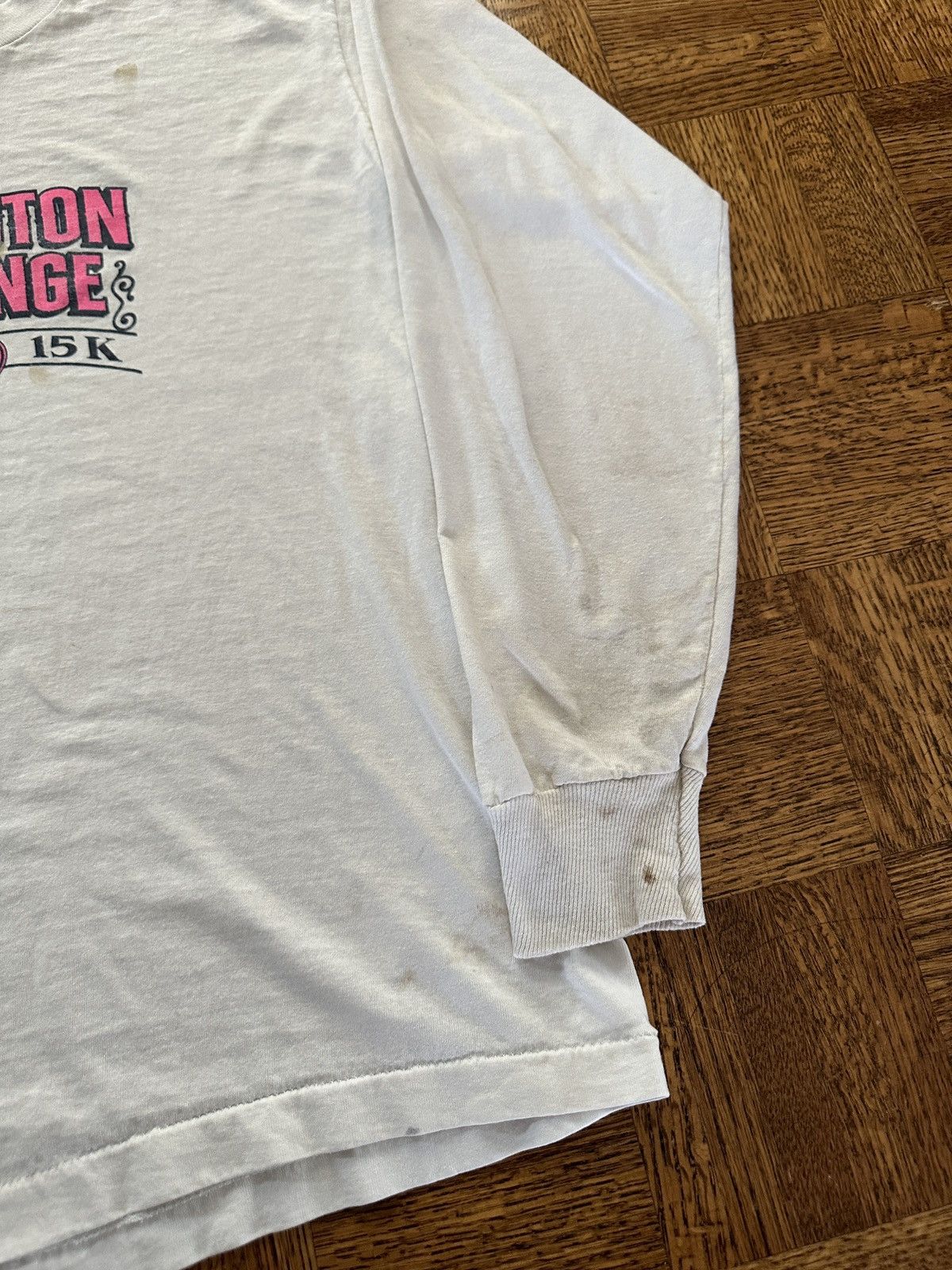 Vintage Vintage 90s Kensington Challenge Race Walk Long Sleeve Tee Size US M / EU 48-50 / 2 - 3 Thumbnail