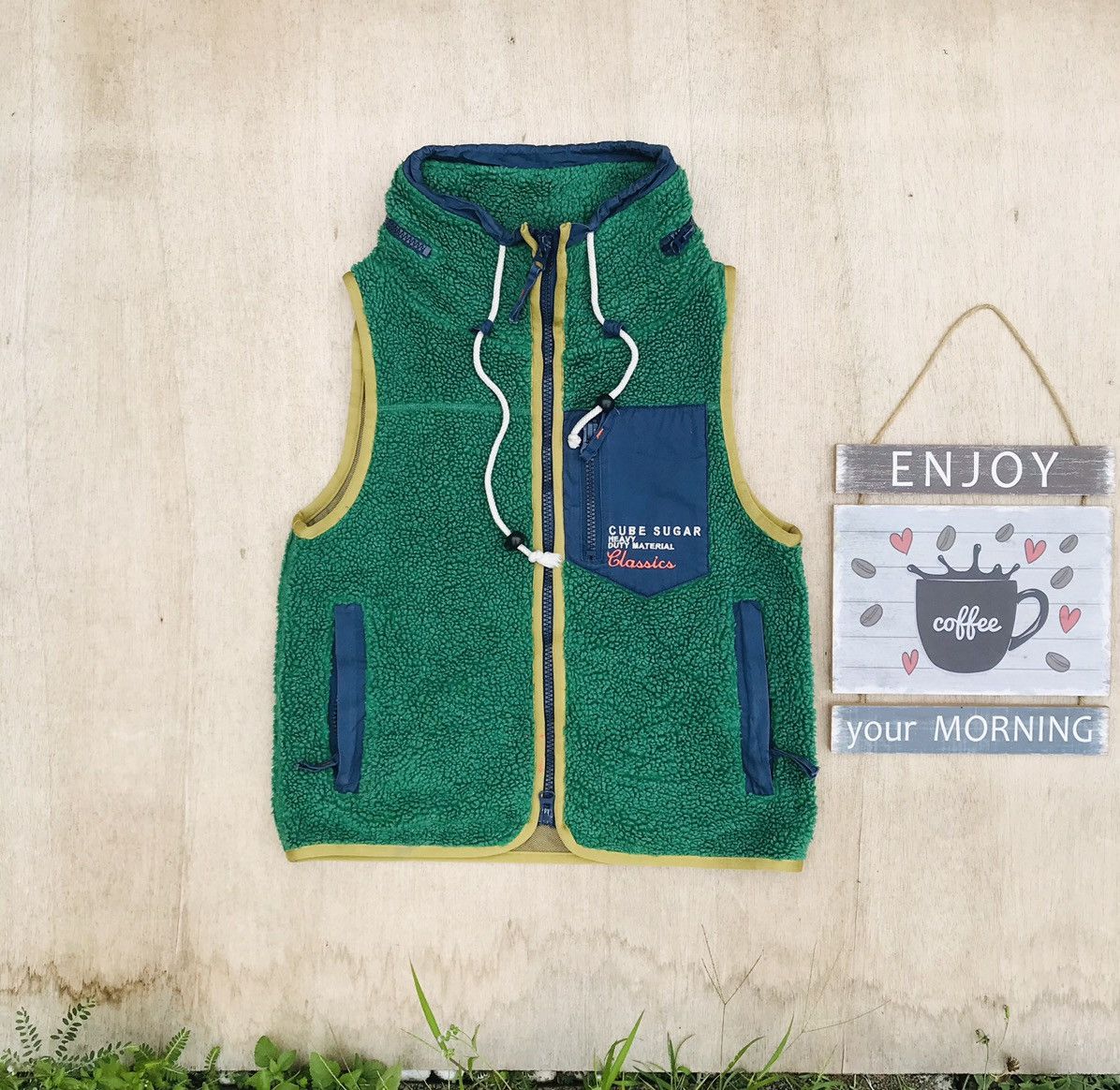 Japanese Brand Streetwear! Cube sugar japanese brand multicolor fleece Size US M / EU 48-50 / 2 - 1 Thumbnail