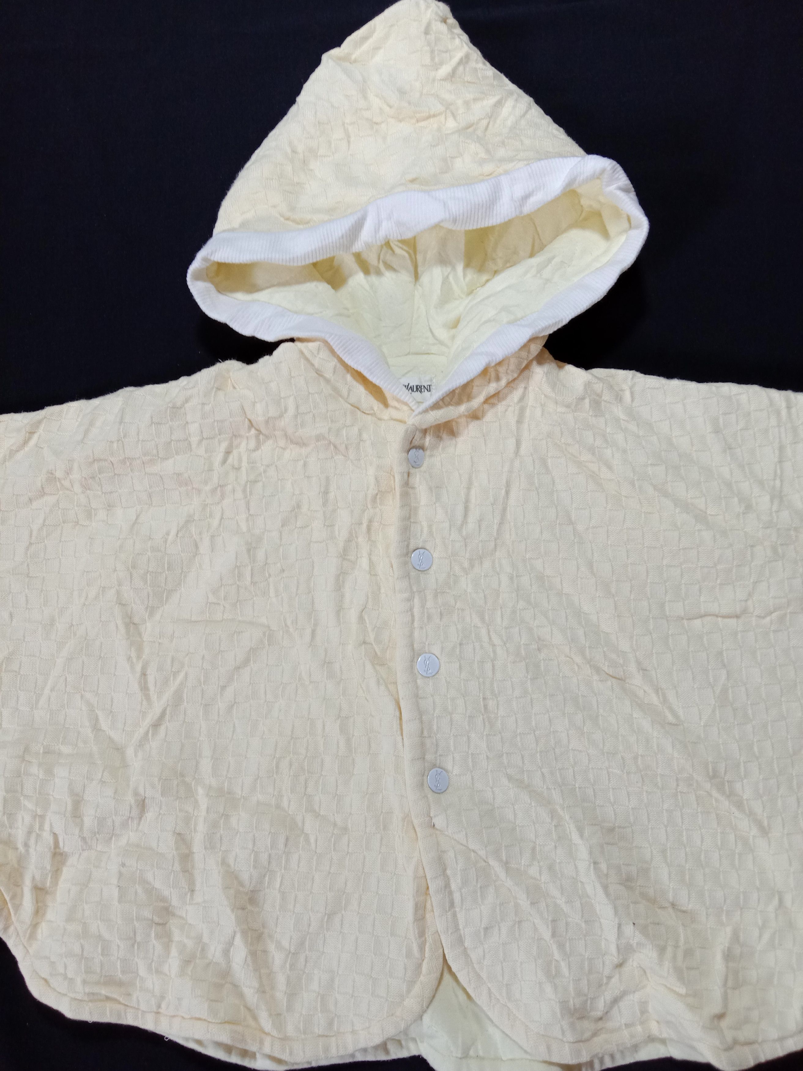 Designer Rare Yves Saint Laurent Cloaks Hoodies Ysl Size S / US 4 / IT 40 - 7 Thumbnail