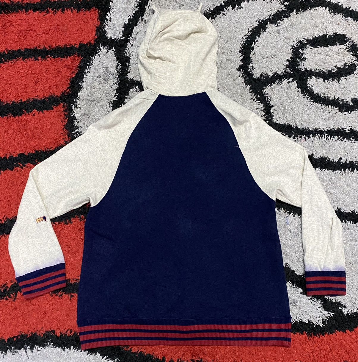 Issey Miyake MERCIBEAUCOUP Varsity Jacket With Hood Jacket Size US L / EU 52-54 / 3 - 2 Thumbnail