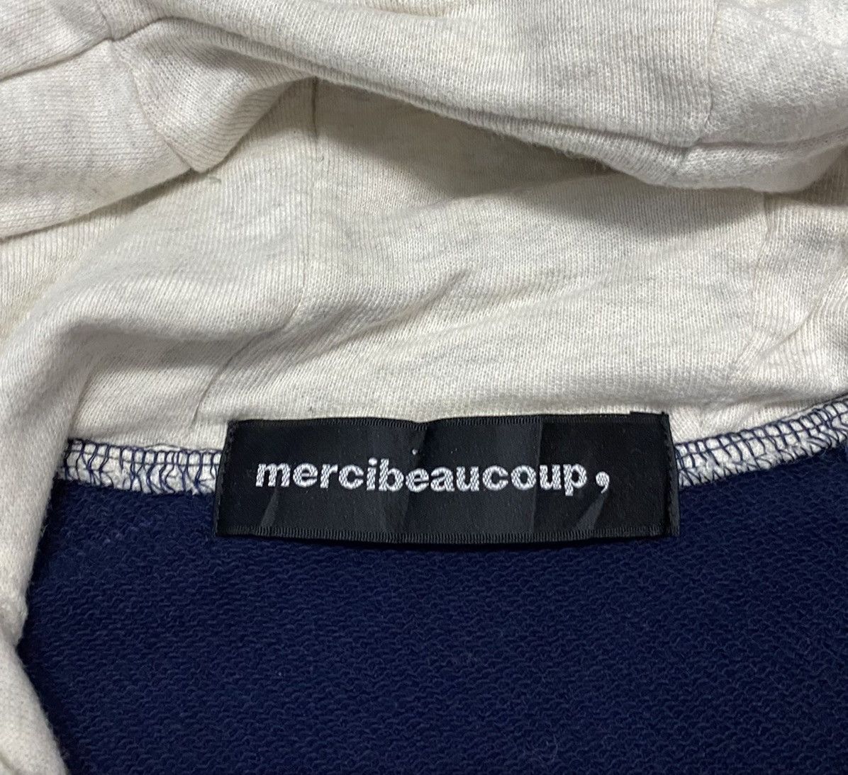 Issey Miyake MERCIBEAUCOUP Varsity Jacket With Hood Jacket Size US L / EU 52-54 / 3 - 3 Thumbnail