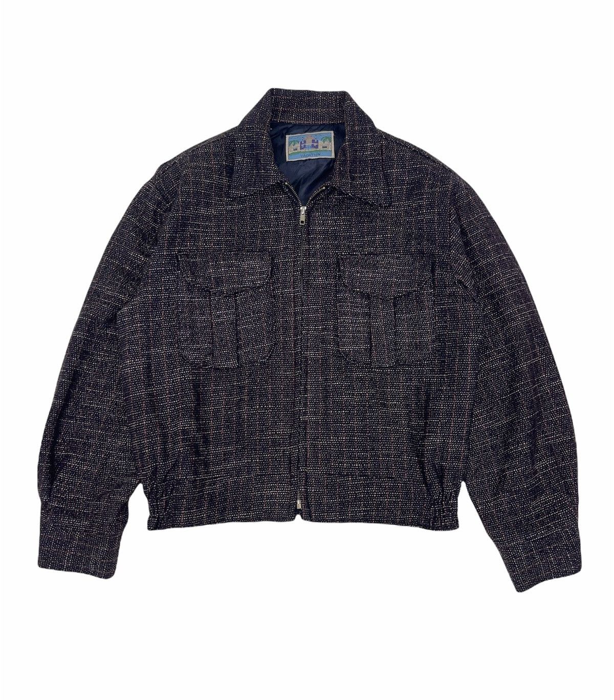 image of Vintage Japanese Cropped Jacket, Men's (Size Large)