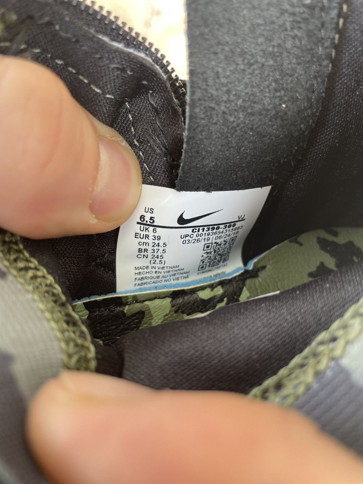 1017 ALYX 9SM Nike X MMW Free TR 3 SE Vibram Alyx Camo Green Size US 6.5 / EU 39-40 - 9 Thumbnail