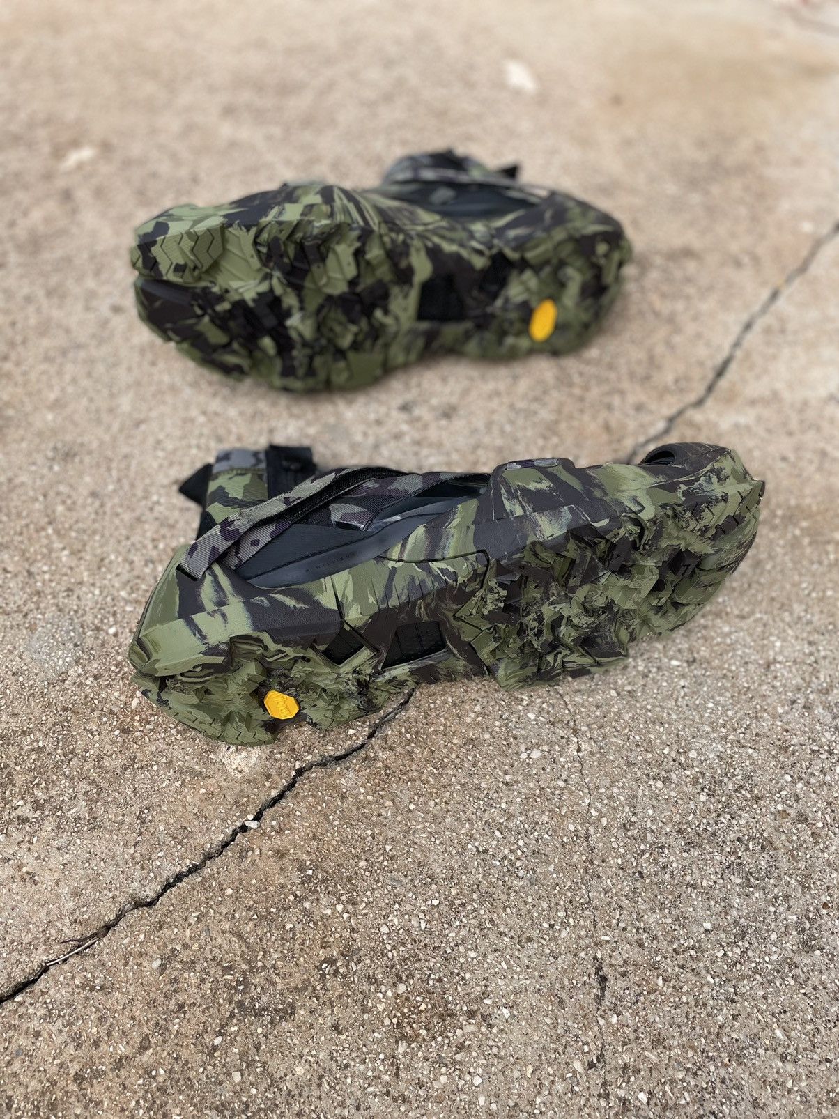 1017 ALYX 9SM Nike X MMW Free TR 3 SE Vibram Alyx Camo Green Size US 6.5 / EU 39-40 - 8 Thumbnail
