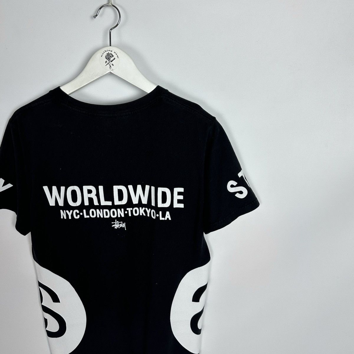 Stussy Vintage 00s Stussy AOP Big Logo Hype tee Skate OG rare Tokyo Size US S / EU 44-46 / 1 - 4 Thumbnail