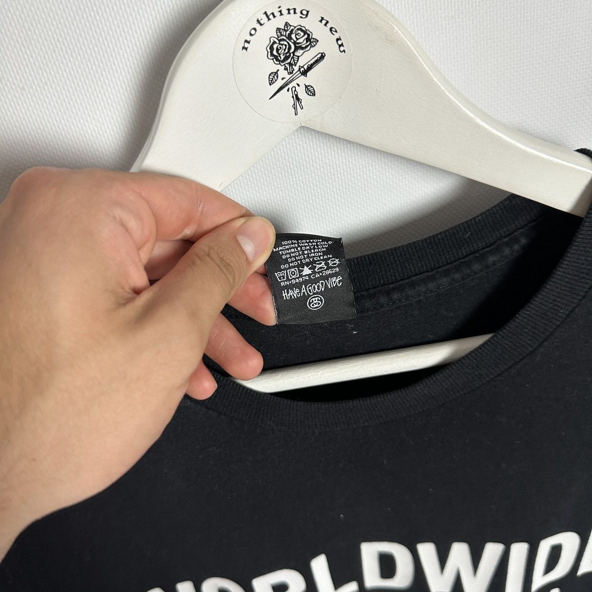 Stussy Vintage 00s Stussy AOP Big Logo Hype tee Skate OG rare Tokyo Size US S / EU 44-46 / 1 - 12 Thumbnail