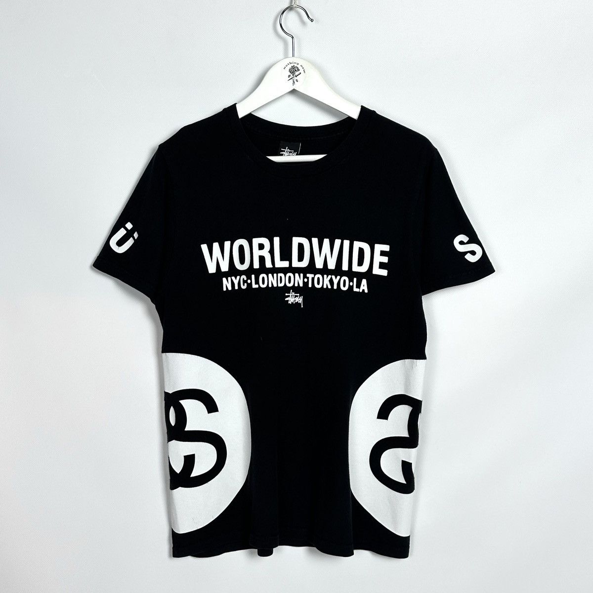 Stussy Vintage 00s Stussy AOP Big Logo Hype tee Skate OG rare Tokyo Size US S / EU 44-46 / 1 - 1 Thumbnail