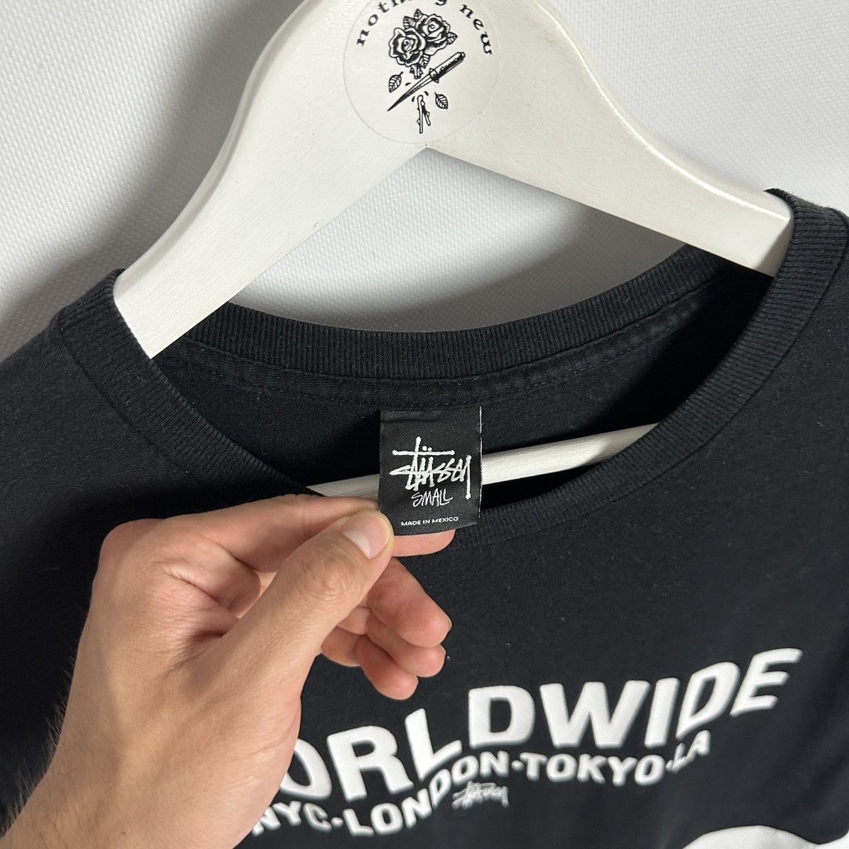 Stussy Vintage 00s Stussy AOP Big Logo Hype tee Skate OG rare Tokyo Size US S / EU 44-46 / 1 - 11 Thumbnail