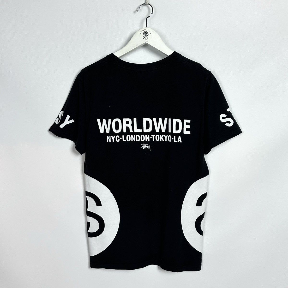 Stussy Vintage 00s Stussy AOP Big Logo Hype tee Skate OG rare Tokyo Size US S / EU 44-46 / 1 - 2 Thumbnail
