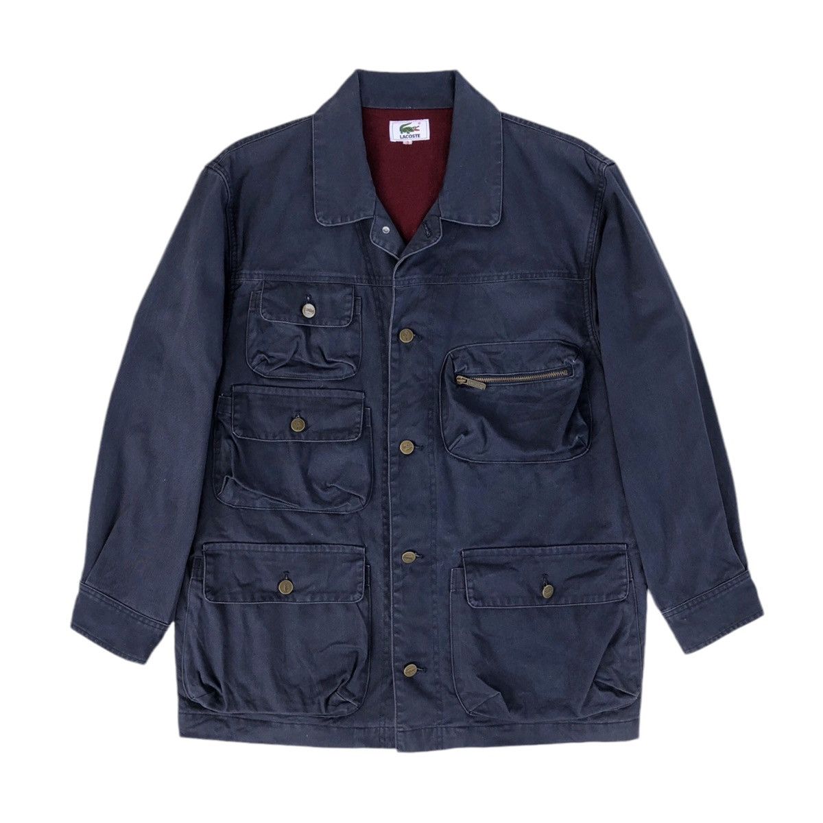 Lacoste Vintage Lacoste Chore Multi Pocket Jacket Size US L / EU 52-54 / 3 - 7 Thumbnail