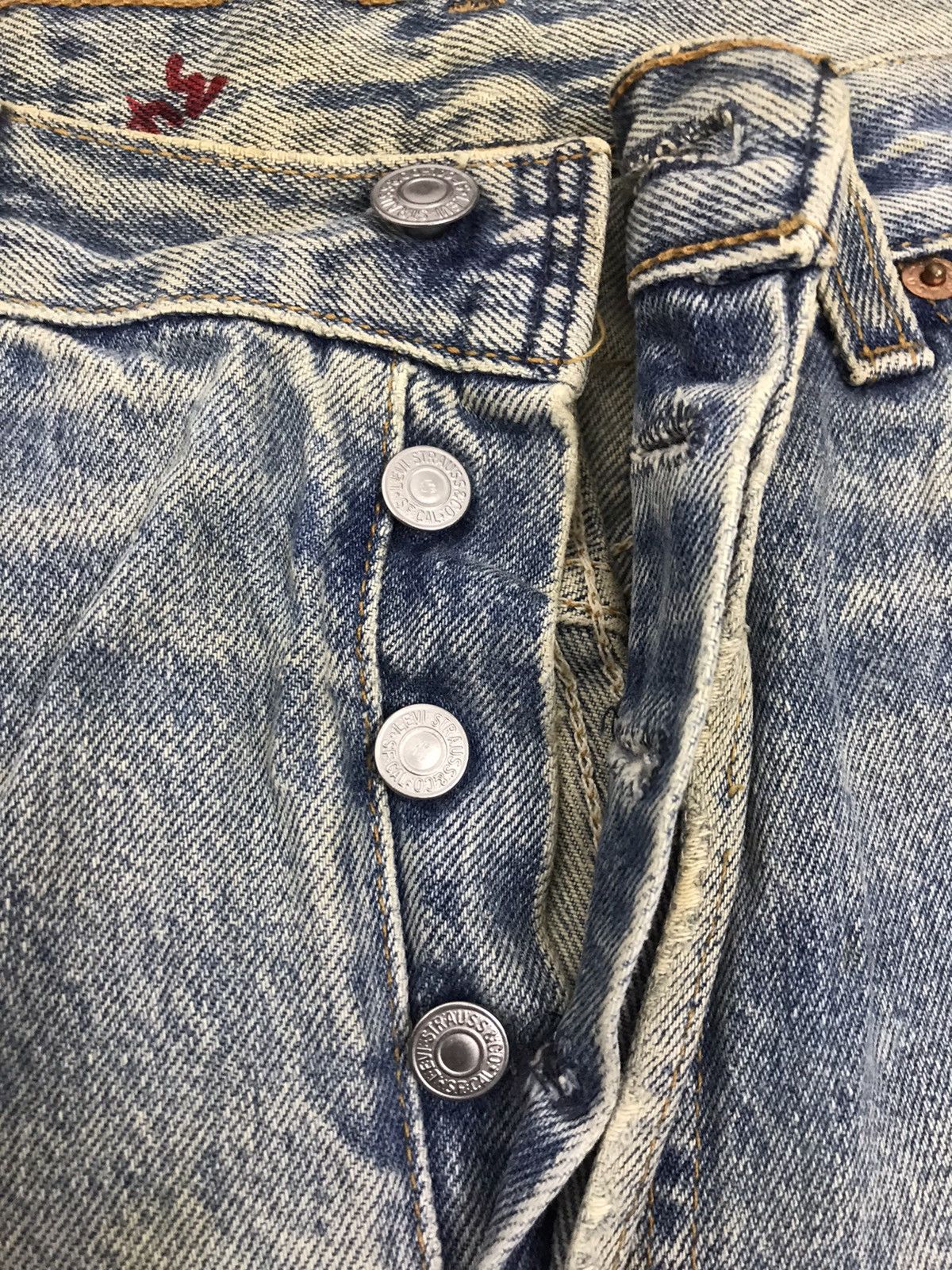 Levi's Beauty Faded Vintage Levi's Strauss 501 Denim Jeans Size US 33 - 7 Thumbnail
