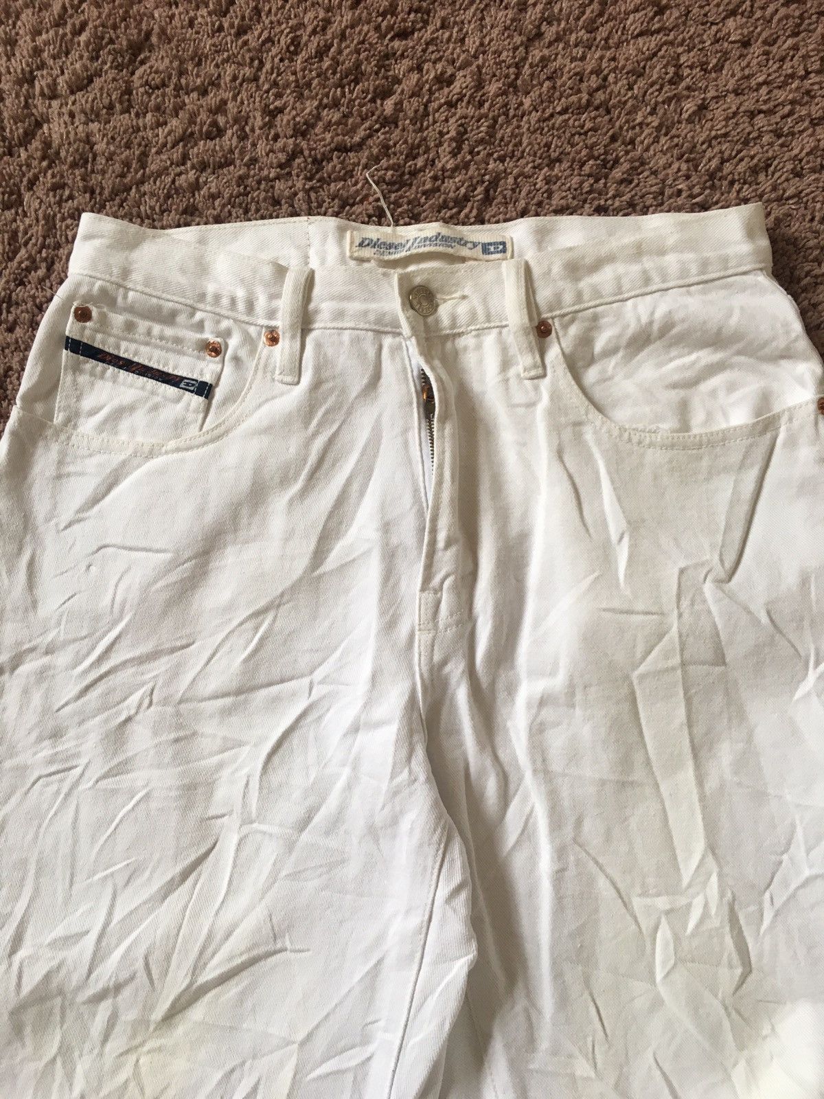 Diesel white denim Size US 34 / EU 50 - 4 Thumbnail