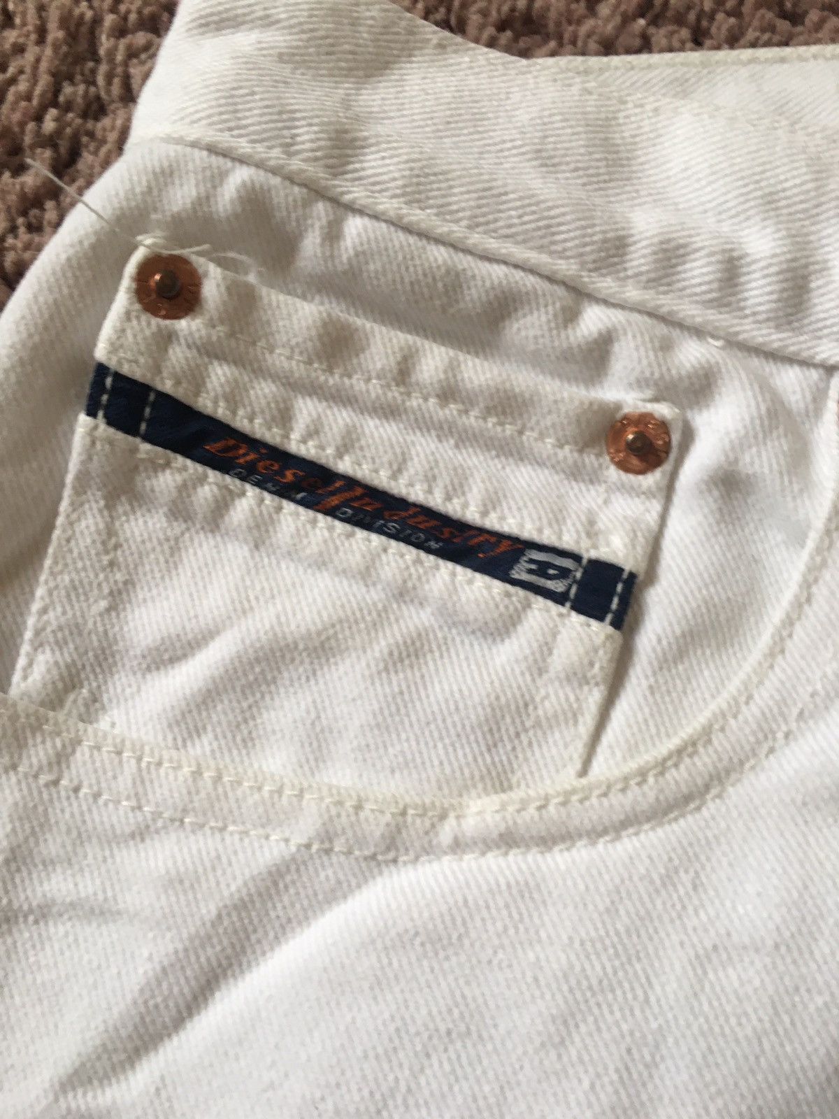 Diesel white denim Size US 34 / EU 50 - 5 Thumbnail