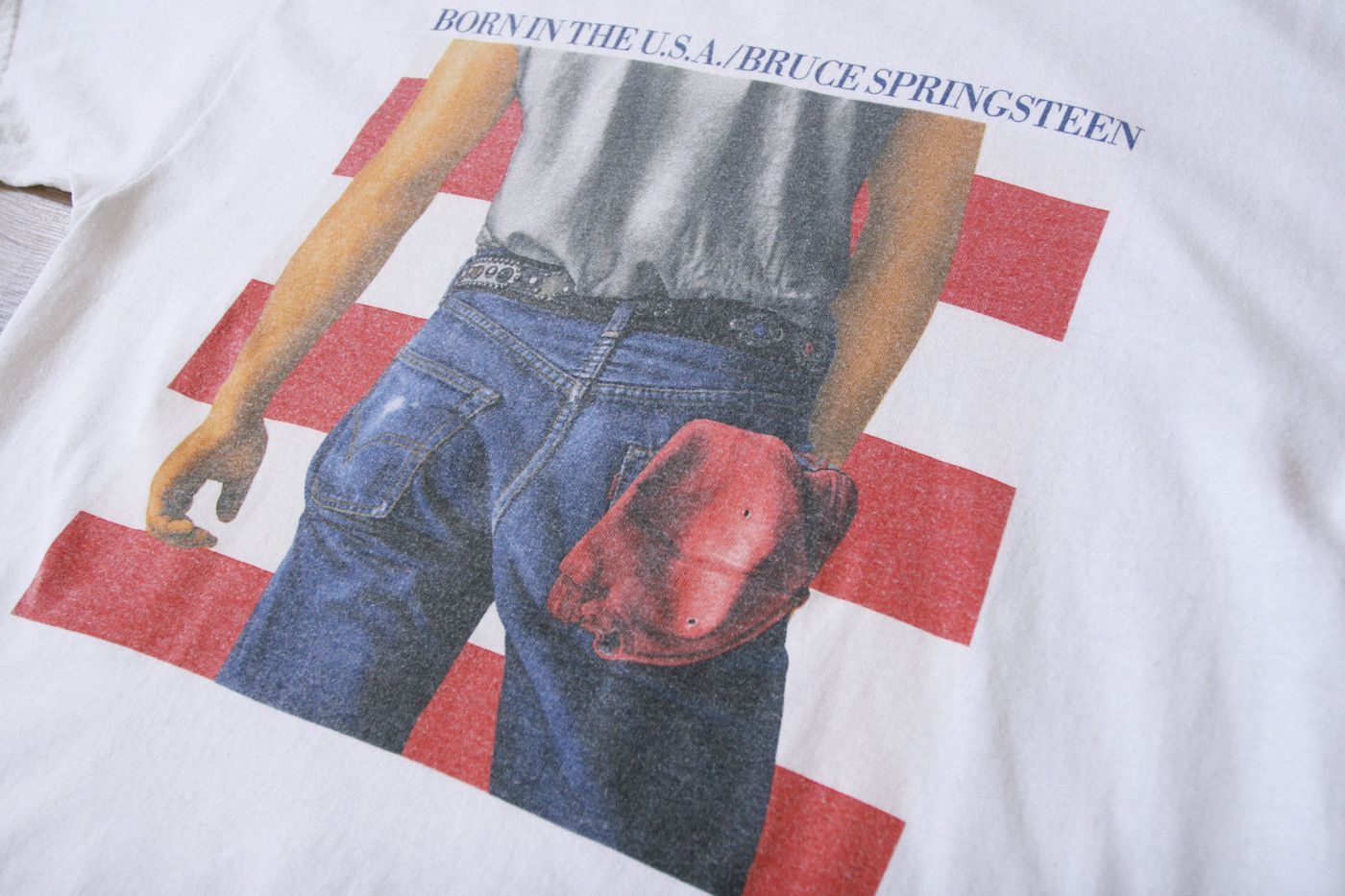 Band Tees × Vintage Bruce Springsteen Born in the USA Vintage T Shirt Size US M / EU 48-50 / 2 - 3 Thumbnail