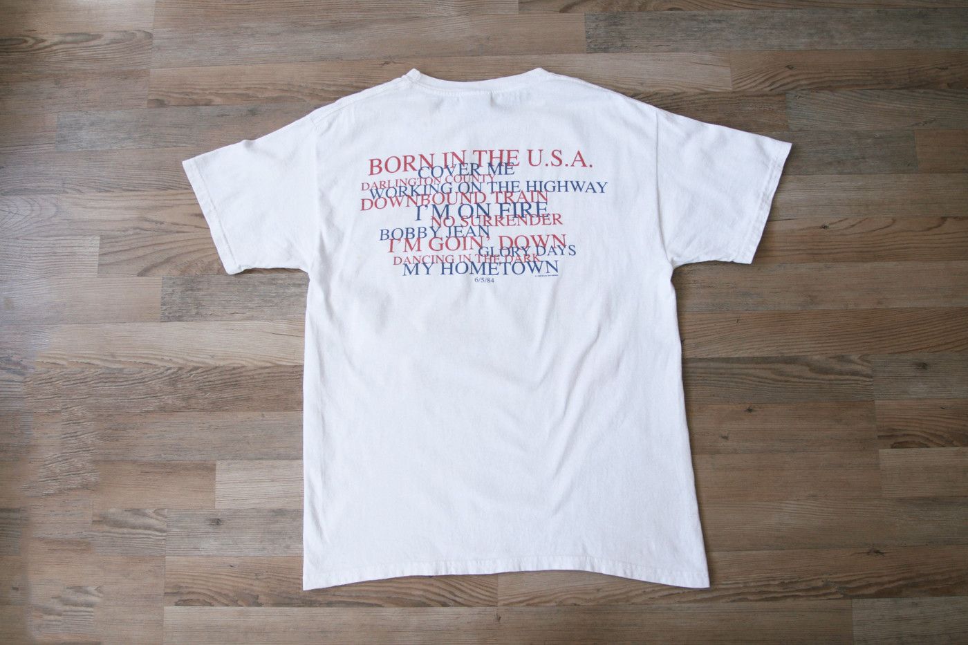 Band Tees × Vintage Bruce Springsteen Born in the USA Vintage T Shirt Size US M / EU 48-50 / 2 - 5 Thumbnail