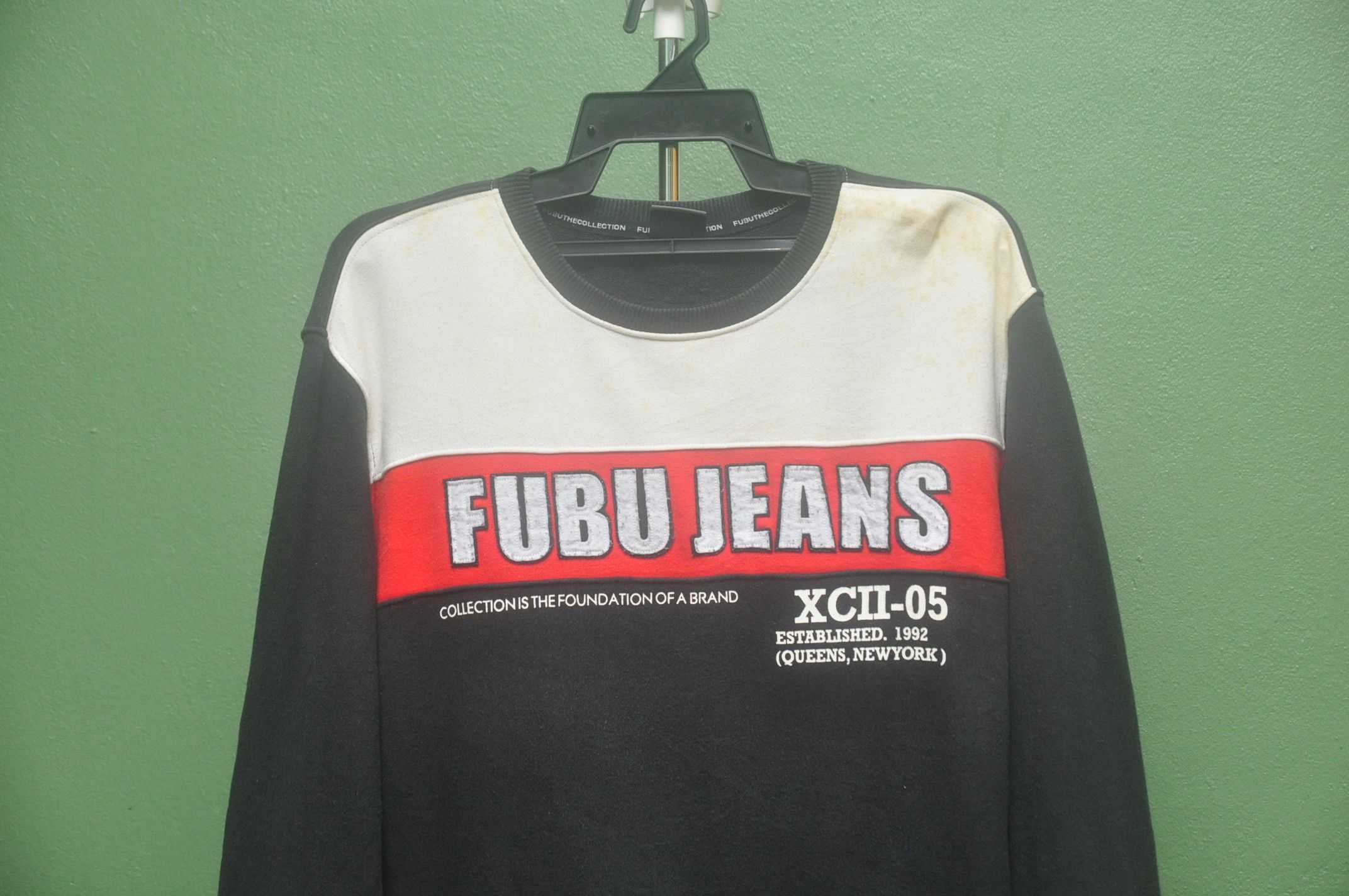 Fubu Vintage Fubu Jeans Hip Hop Sweatshirt Black Colour Size US M / EU 48-50 / 2 - 3 Thumbnail
