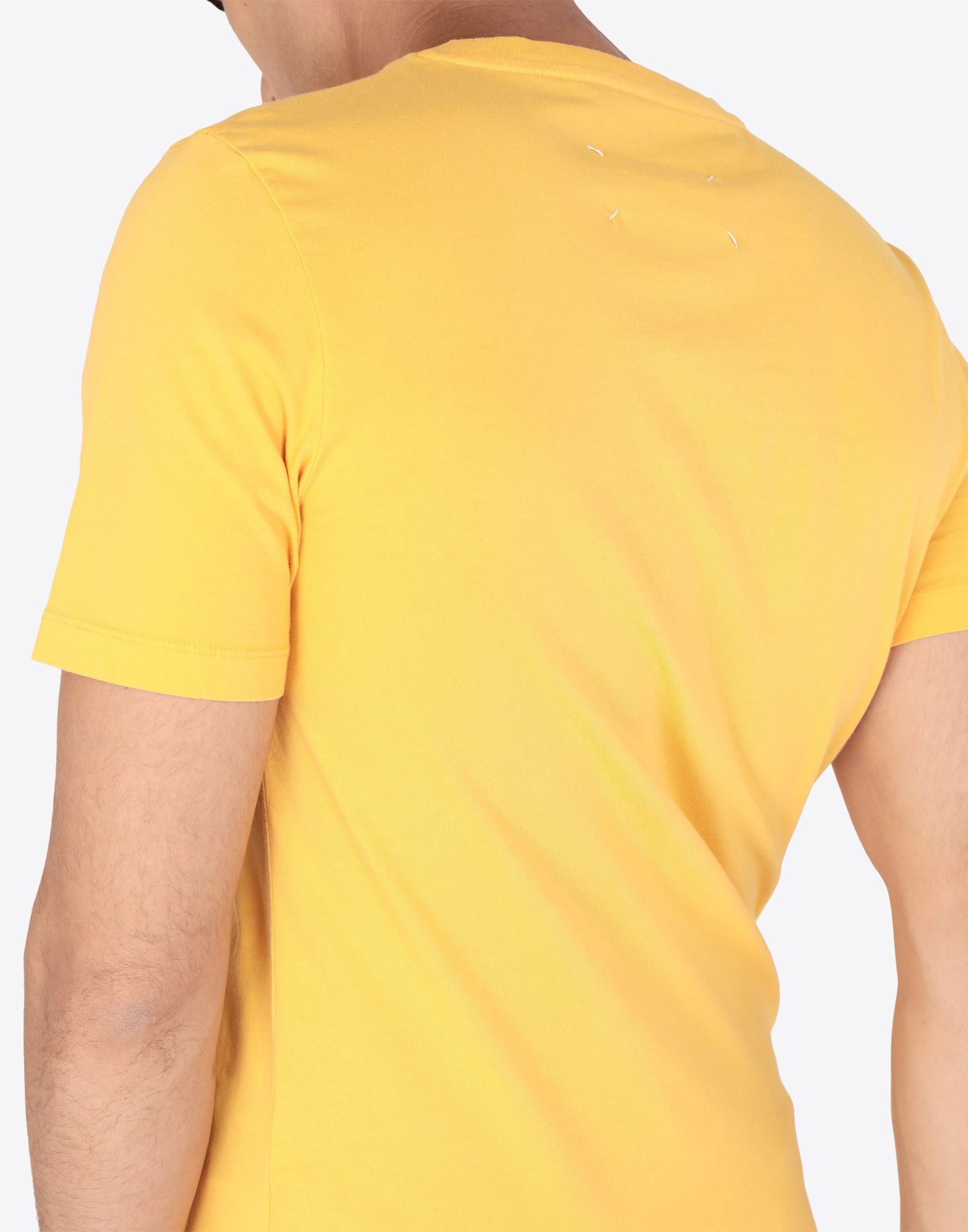 Maison Margiela Maison Margiela Yellow Crew Neck Tee Size US S / EU 44-46 / 1 - 6 Thumbnail