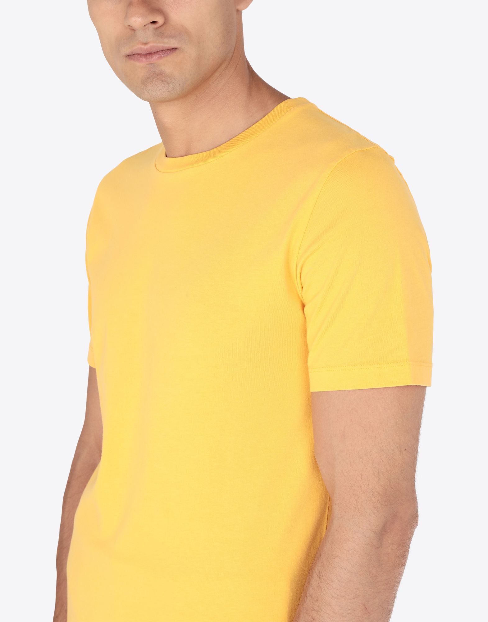 Maison Margiela Maison Margiela Yellow Crew Neck Tee Size US S / EU 44-46 / 1 - 5 Thumbnail