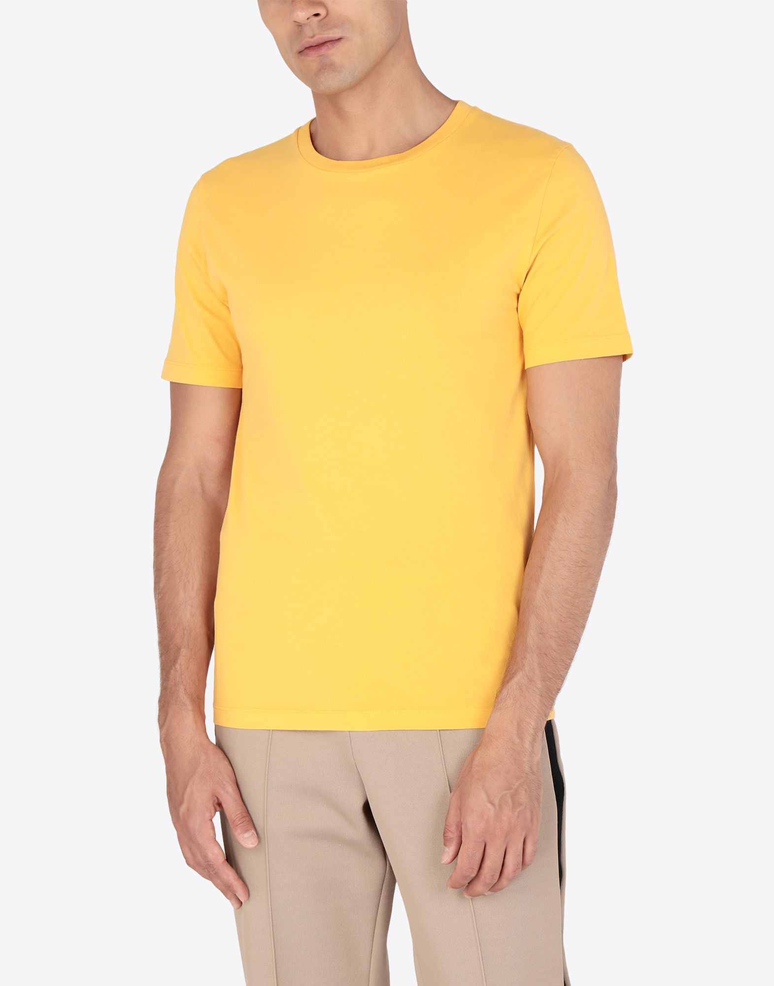 Maison Margiela Maison Margiela Yellow Crew Neck Tee Size US S / EU 44-46 / 1 - 3 Thumbnail