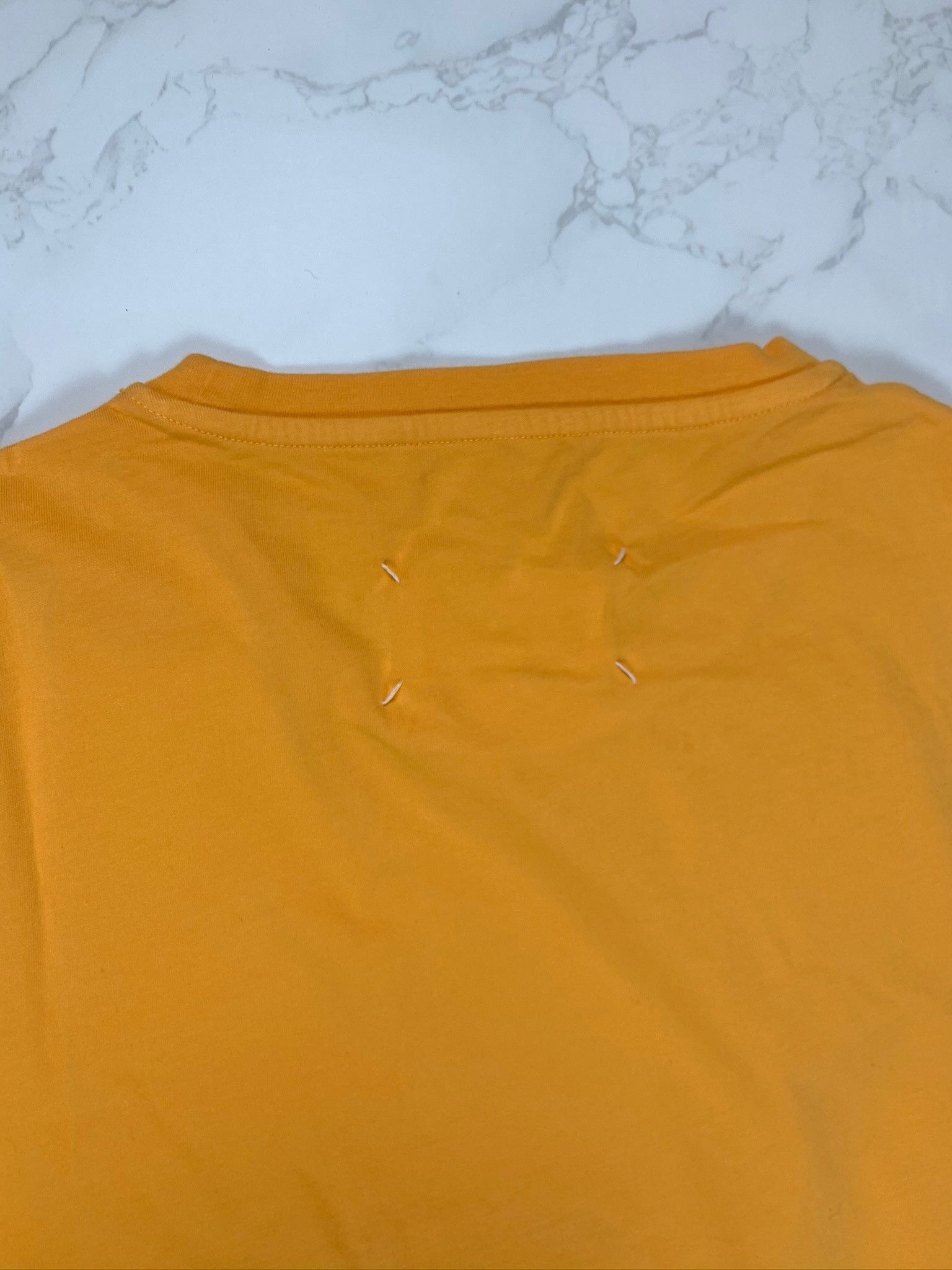 Maison Margiela Maison Margiela Yellow Crew Neck Tee Size US S / EU 44-46 / 1 - 16 Thumbnail