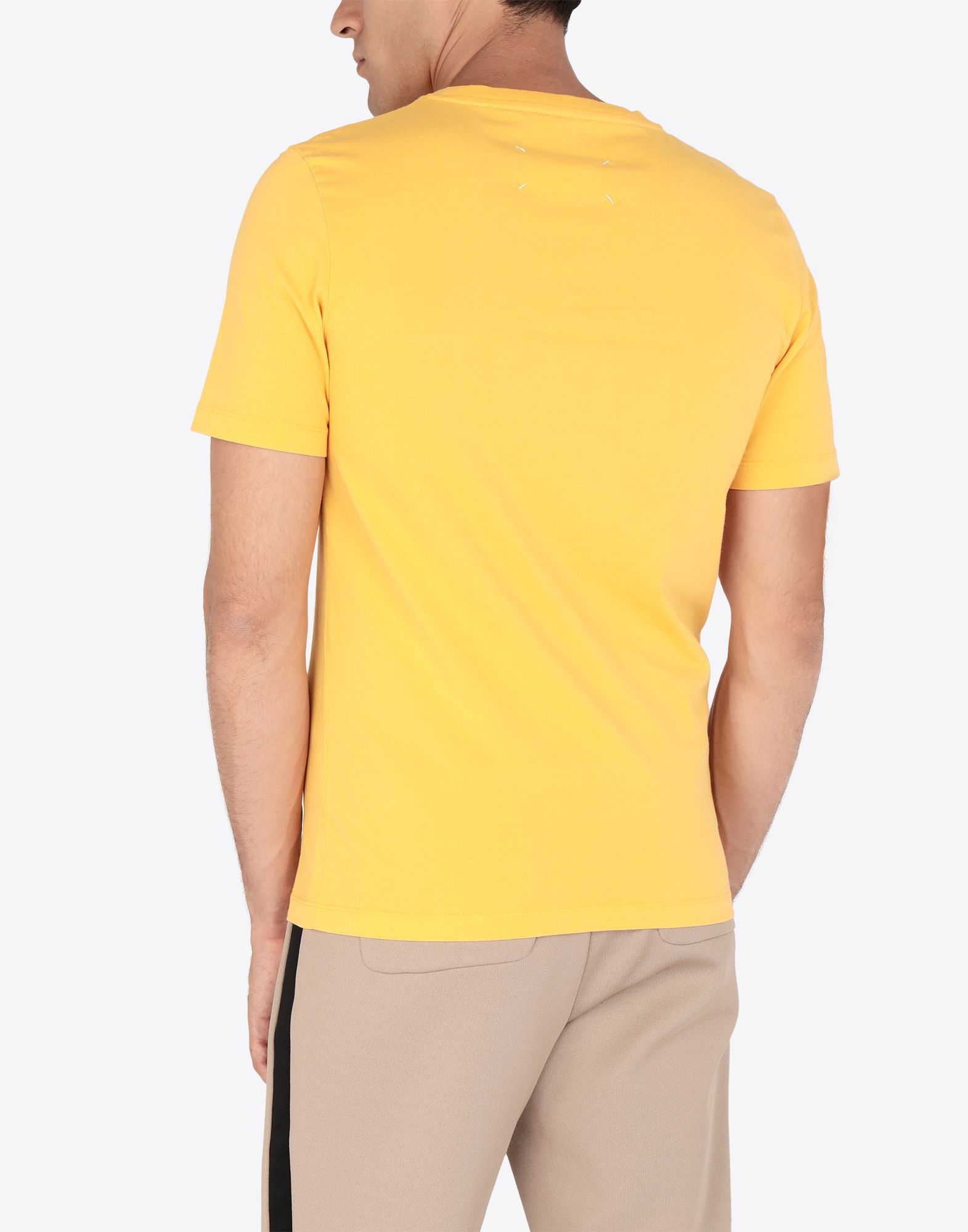 Maison Margiela Maison Margiela Yellow Crew Neck Tee Size US S / EU 44-46 / 1 - 4 Thumbnail