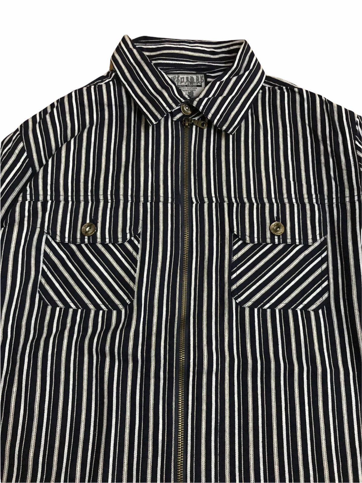 Japanese Brand Japanese Brand Villand Denim Zipper Jacket Kapital Style Size US S / EU 44-46 / 1 - 4 Thumbnail