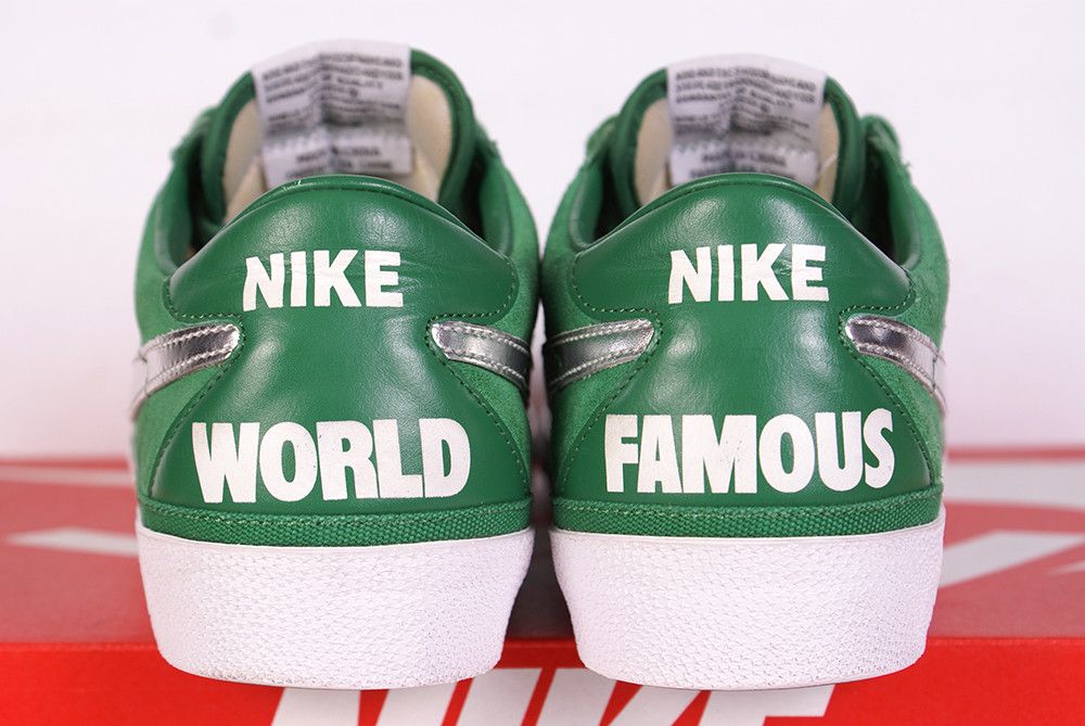Nike × Supreme 2009 Supreme x Nike Zoom Bruin SB PINE GREEN White Silver Size US 10.5 / EU 43-44 - 7 Thumbnail