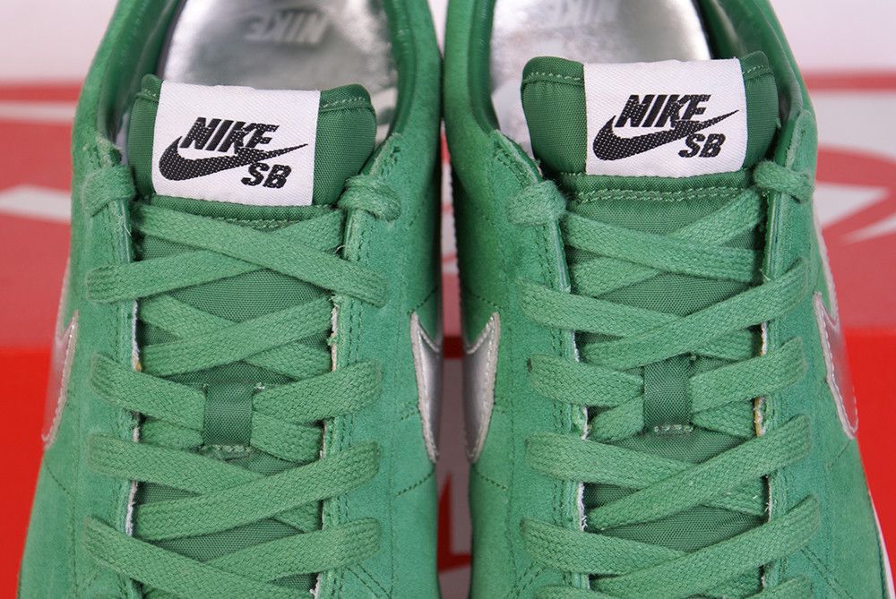Nike × Supreme 2009 Supreme x Nike Zoom Bruin SB PINE GREEN White Silver Size US 10.5 / EU 43-44 - 5 Thumbnail