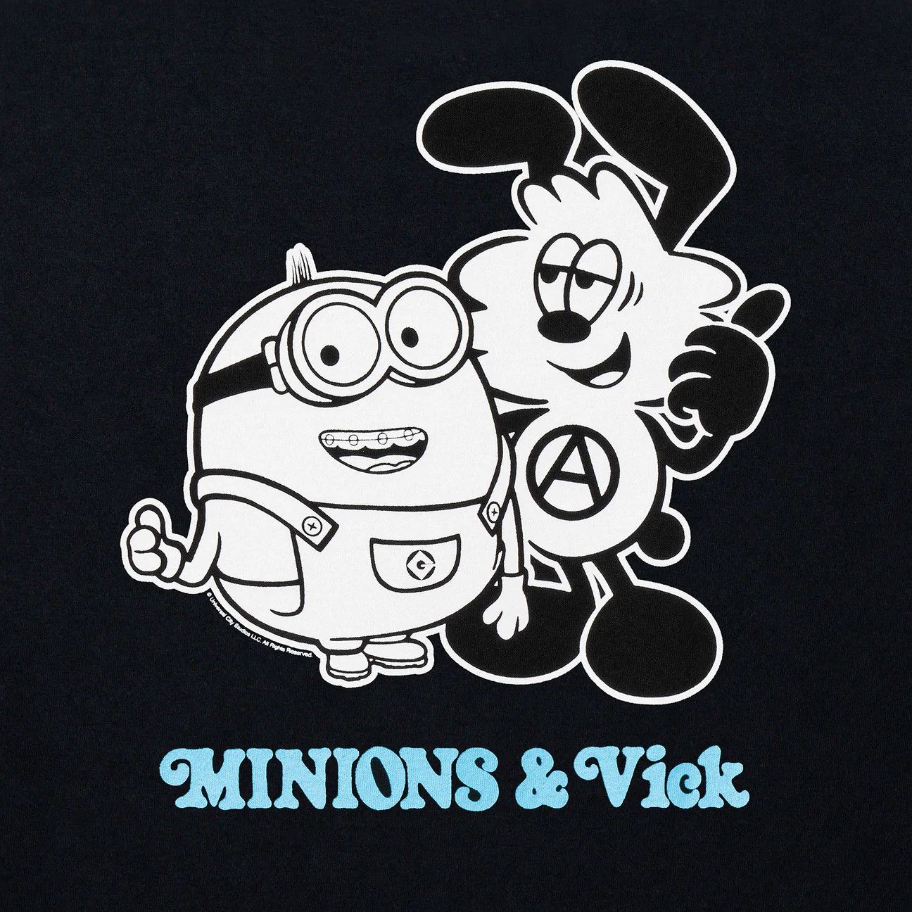 Universal Studios 2022 Verdy MINIONS x VICK BLACK BOX SET T-Shirt Sticker  Pin | Grailed