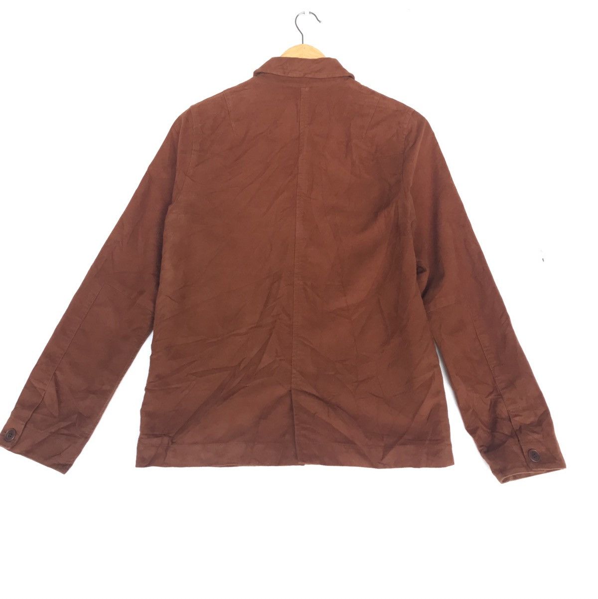 Japanese Brand 🇯🇵 Japanese United Arrow Suede Jacket Brown Size US S / EU 44-46 / 1 - 3 Thumbnail