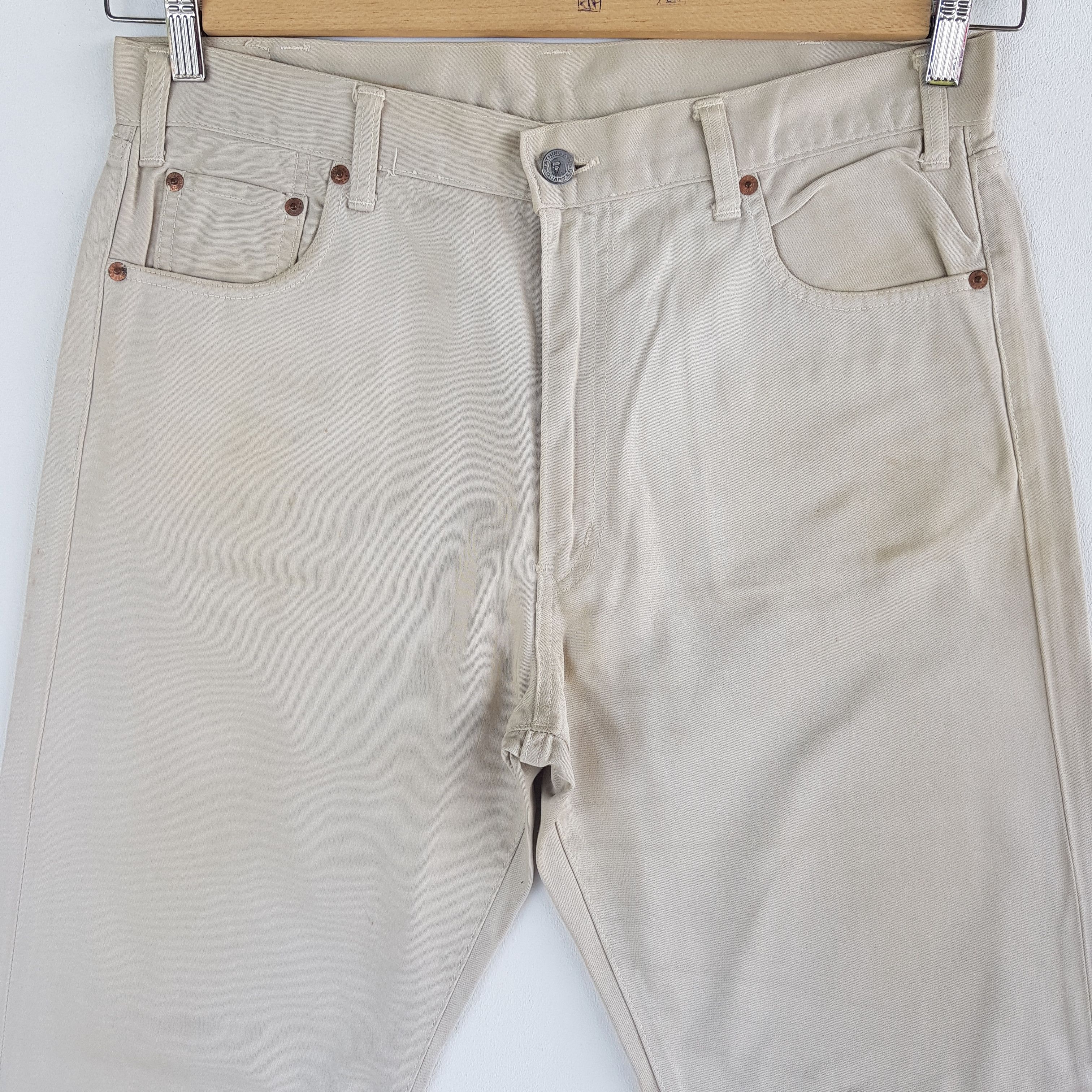 Bape Vintage Y2K Bape Denim A Bathing Ape Beige Jeans Pants Size US 32 / EU 48 - 4 Thumbnail