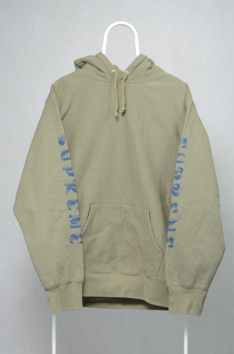 Supreme SUPREME logo sleeve hooded sweatshirt size L | Grailed