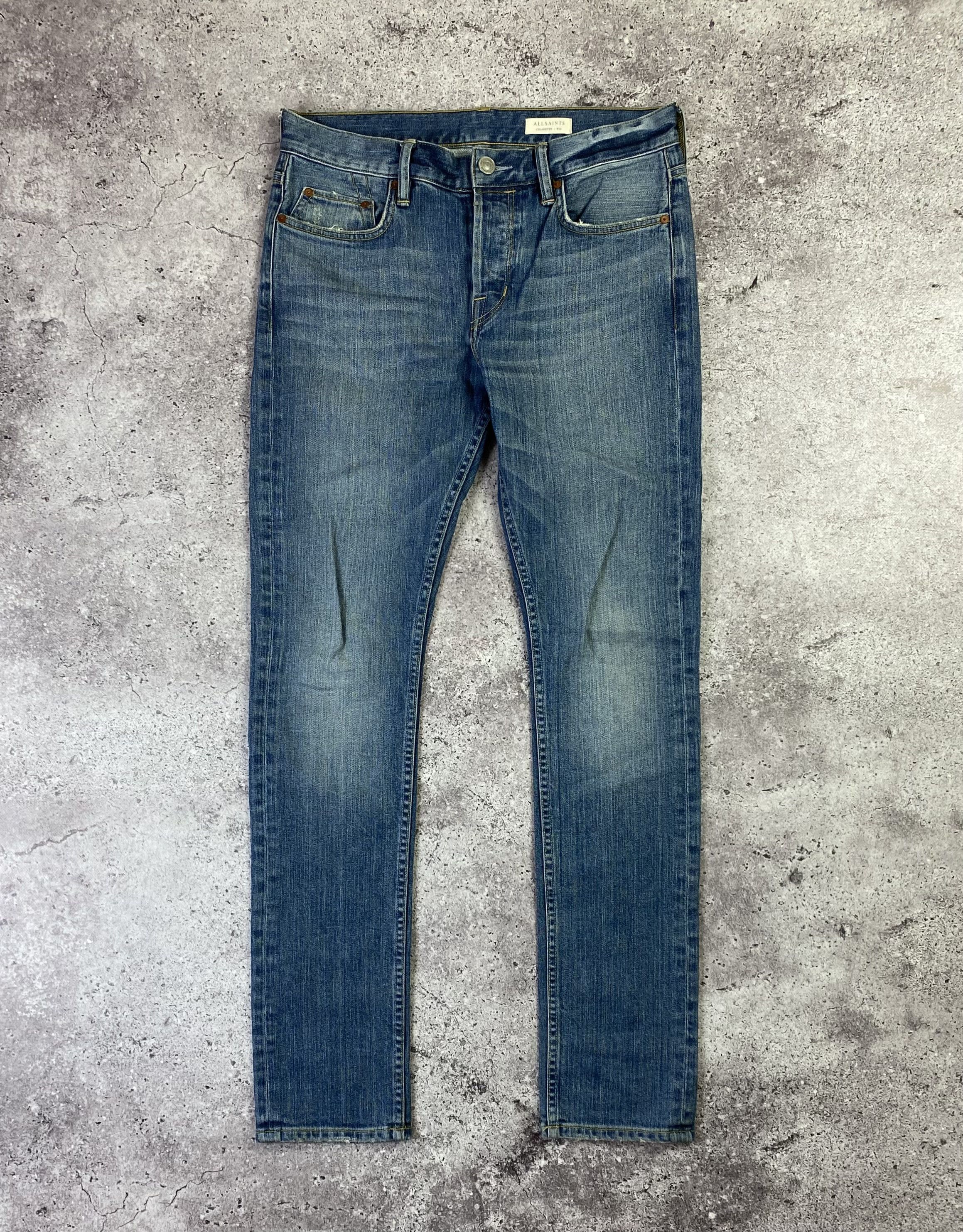 all saints cigarette skinny jeans Allsaints × Jean All Saints Cigarette Jeans Mens 30 Skinny Slim Denim Pants