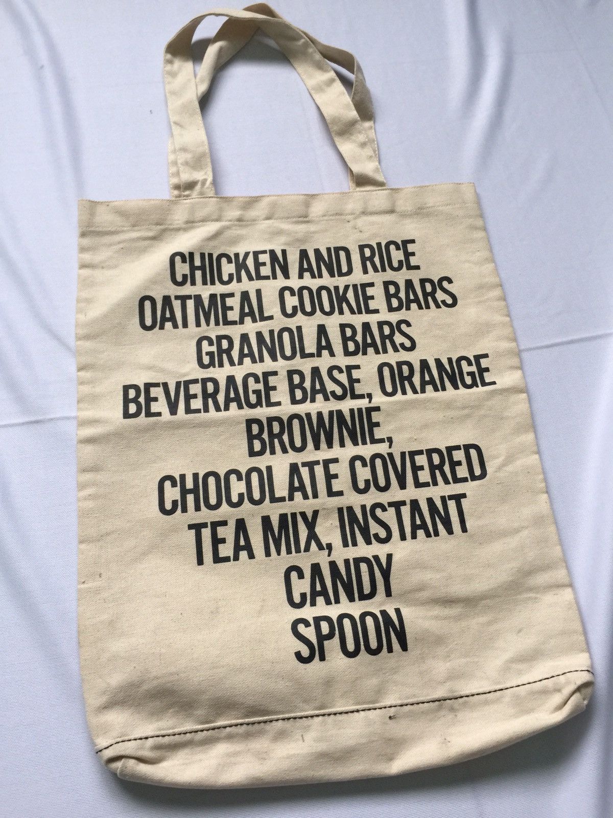 image of N Hoolywood N. Hoolywood 1/2 Mister Hollywood Tote Bag in Cream, Men's