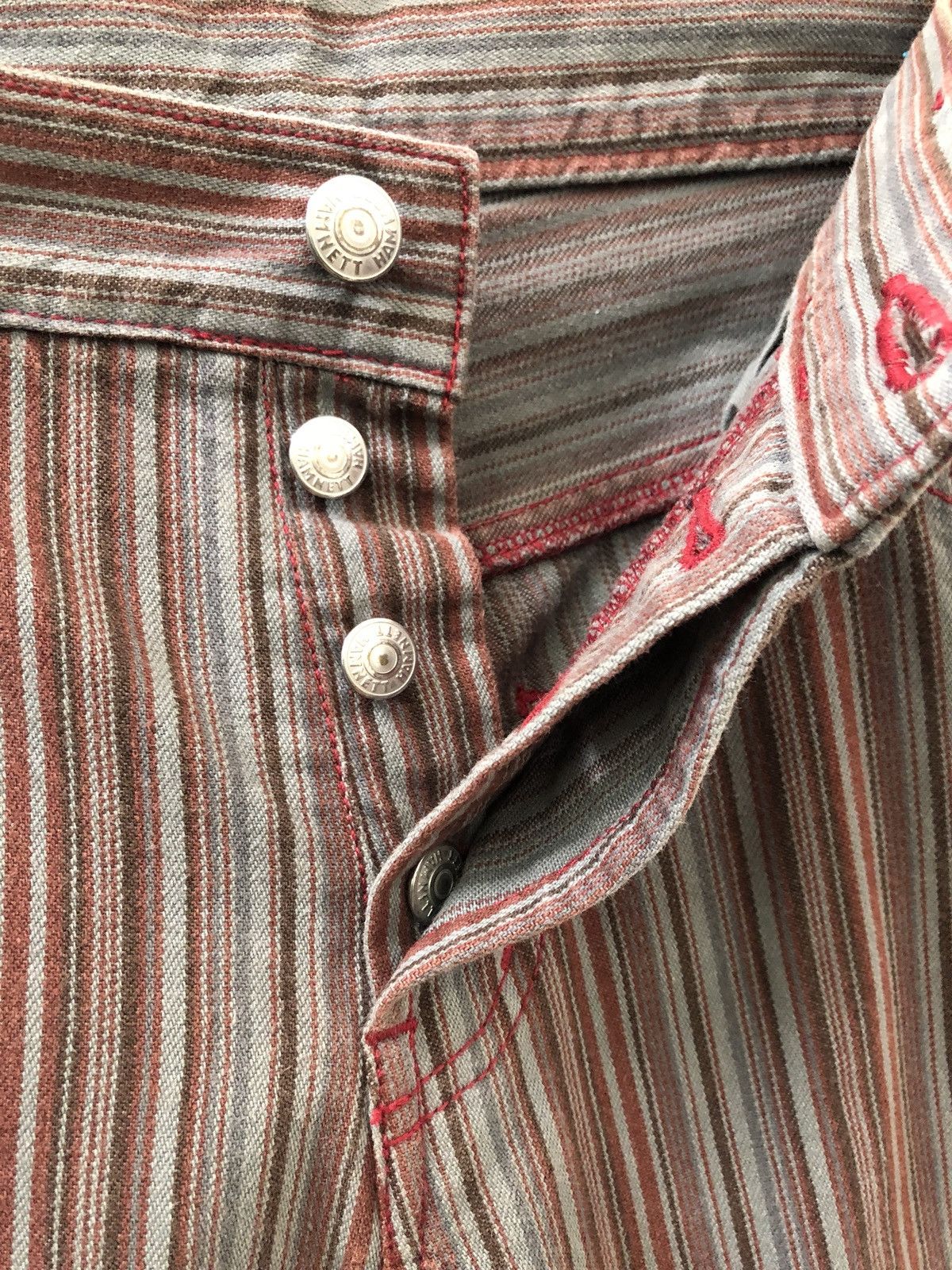 Katharine Hamnett London Katharine Hamnett Made in Japan Striped Pant Size 32 Size US 32 / EU 48 - 4 Thumbnail