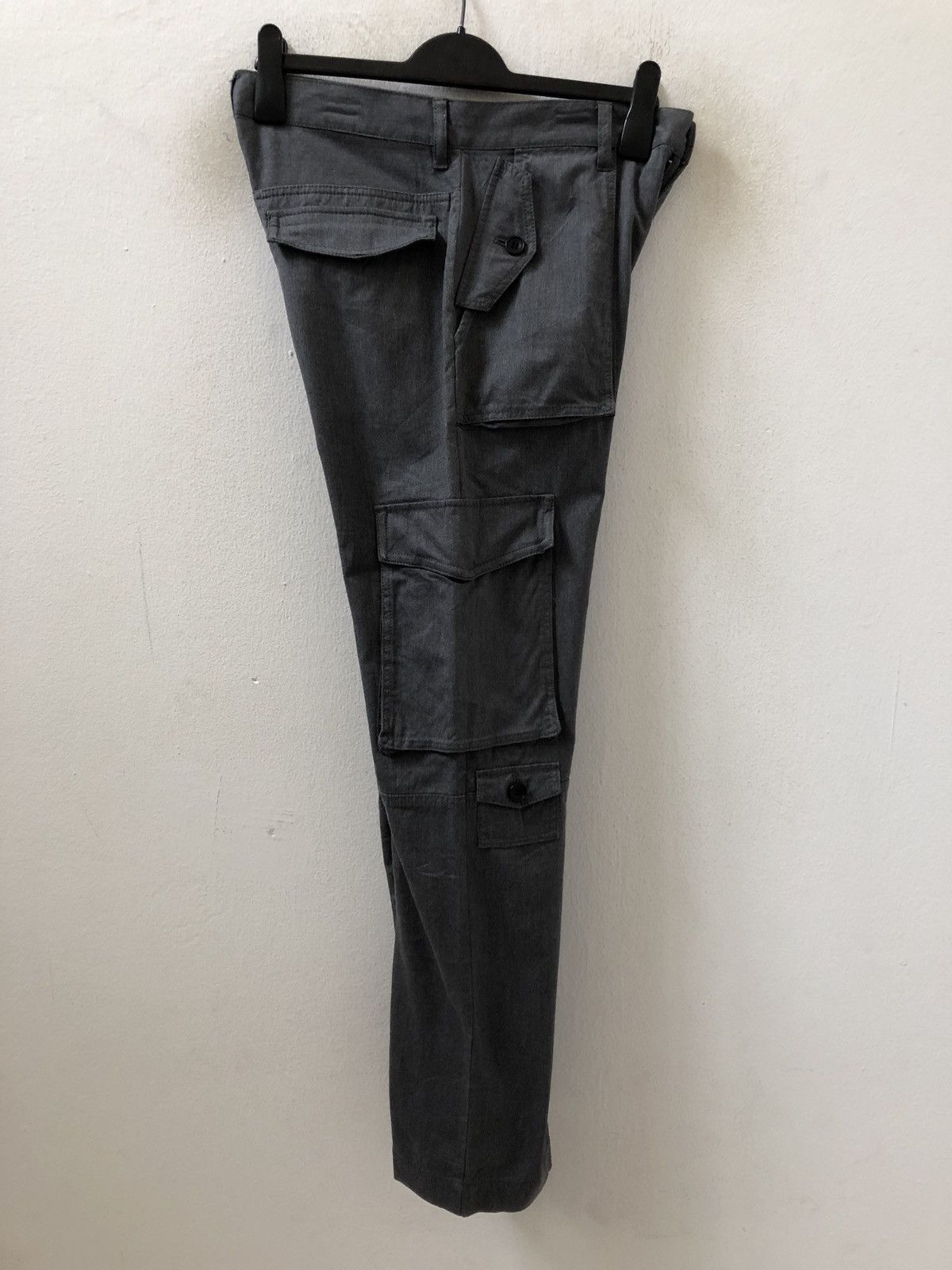 Katharine Hamnett London Multiple Pocket Tactical Cargo Trouser Pant Grey Colour Size US 31 - 12 Thumbnail