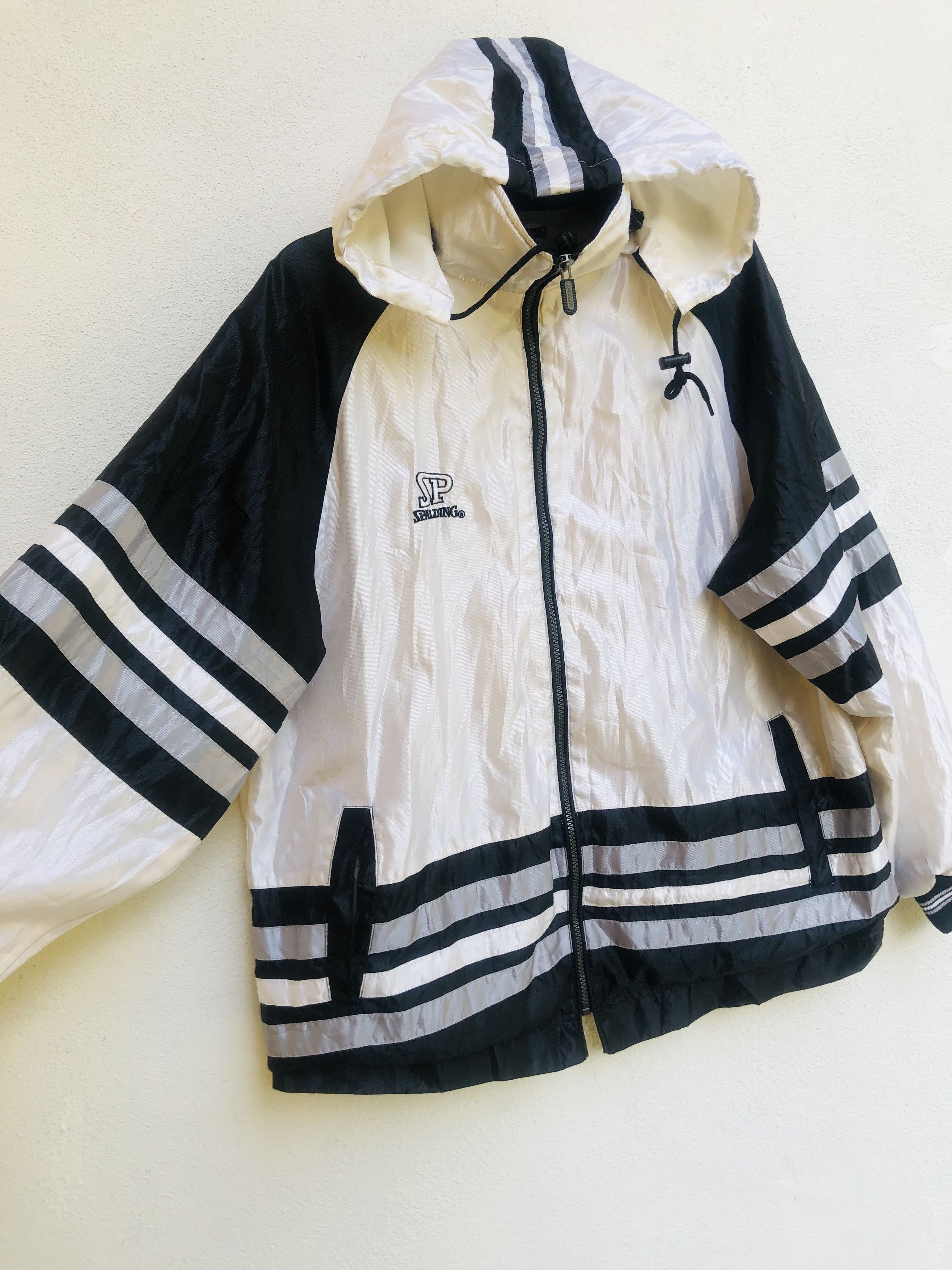 Japanese Brand × Vintage Vintage Spalding Designed Fashion Style Windbreaker Size US L / EU 52-54 / 3 - 5 Thumbnail