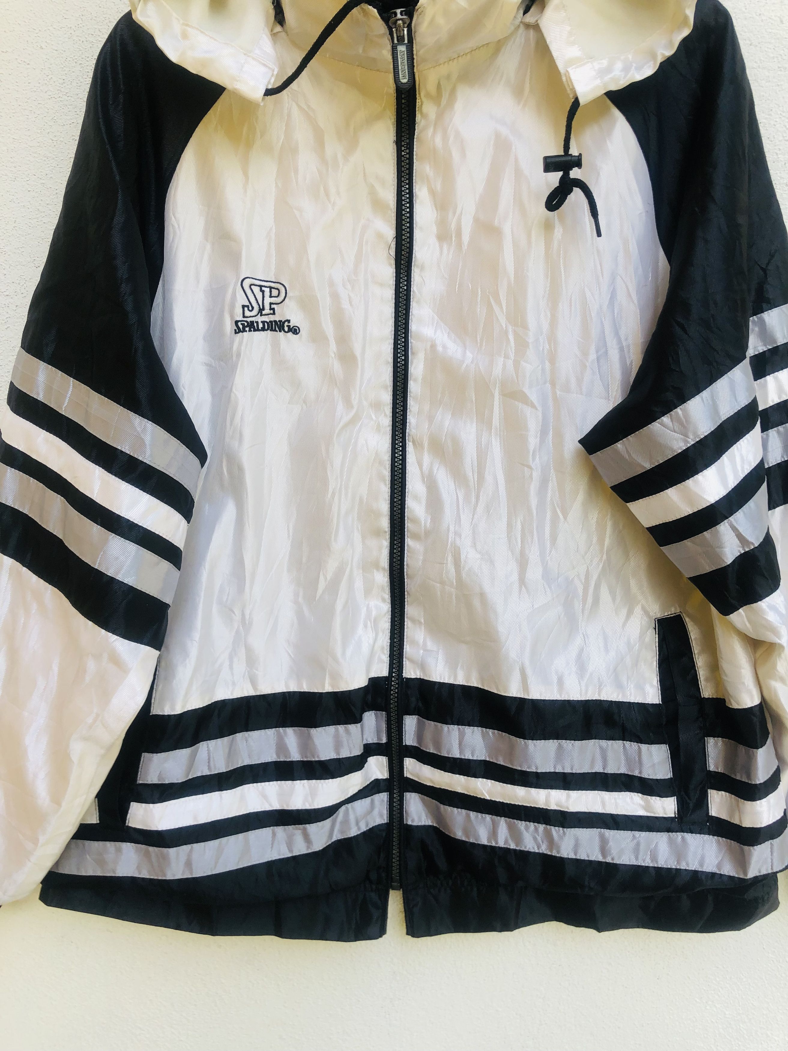 Japanese Brand × Vintage Vintage Spalding Designed Fashion Style Windbreaker Size US L / EU 52-54 / 3 - 4 Thumbnail
